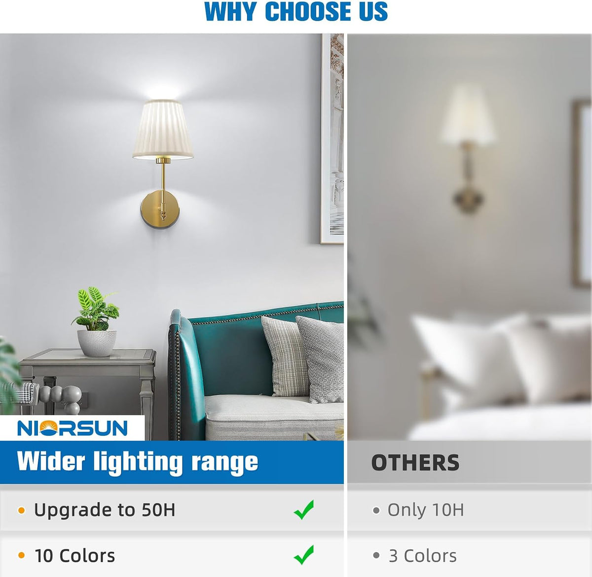 14.5 inch Battery Operated Wall Sconce Set of 2,Beige Gold Rechargeable Wall Lights with 10400mAh Dimmable Bulbs and