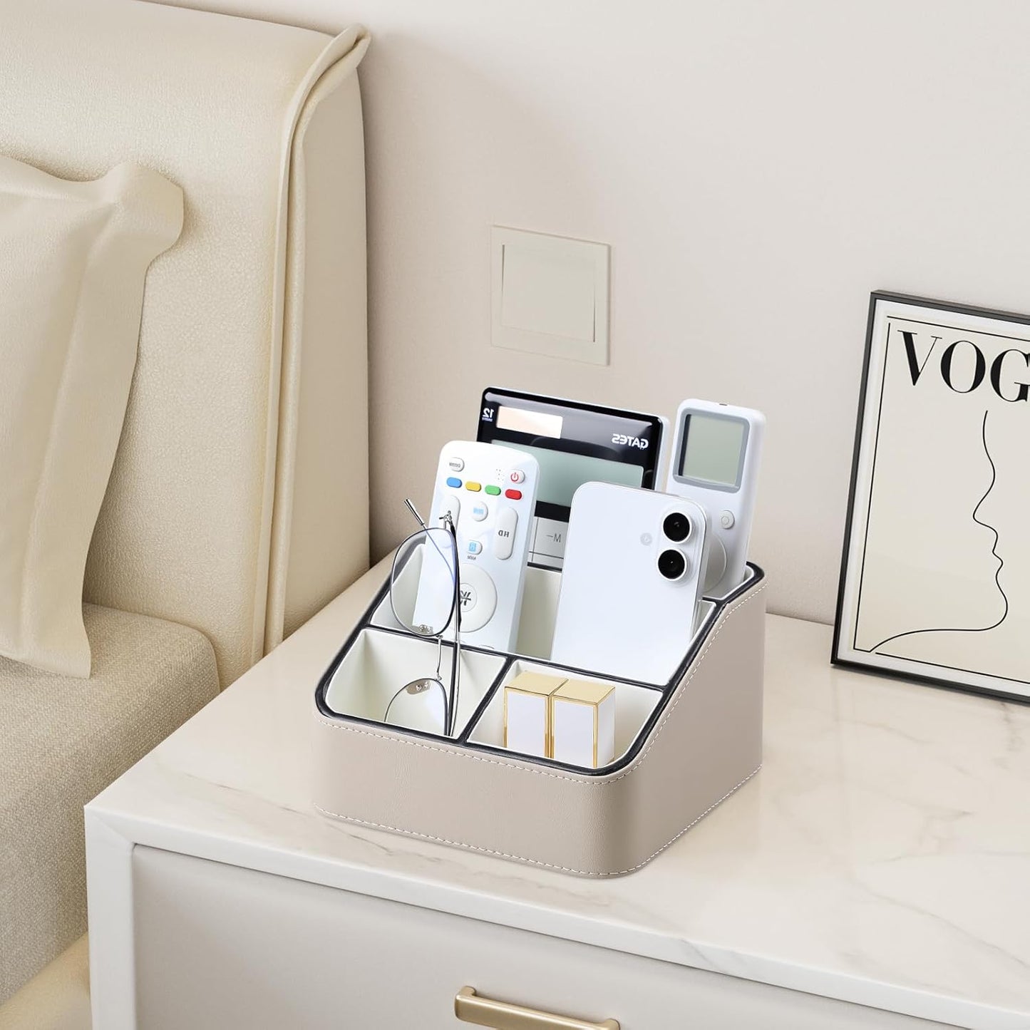 Remote Control Holder / Beige