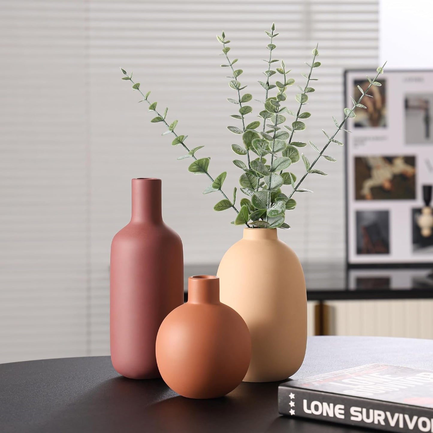 Ceramic Modern Vase / Multicolor#2 / Set of 3