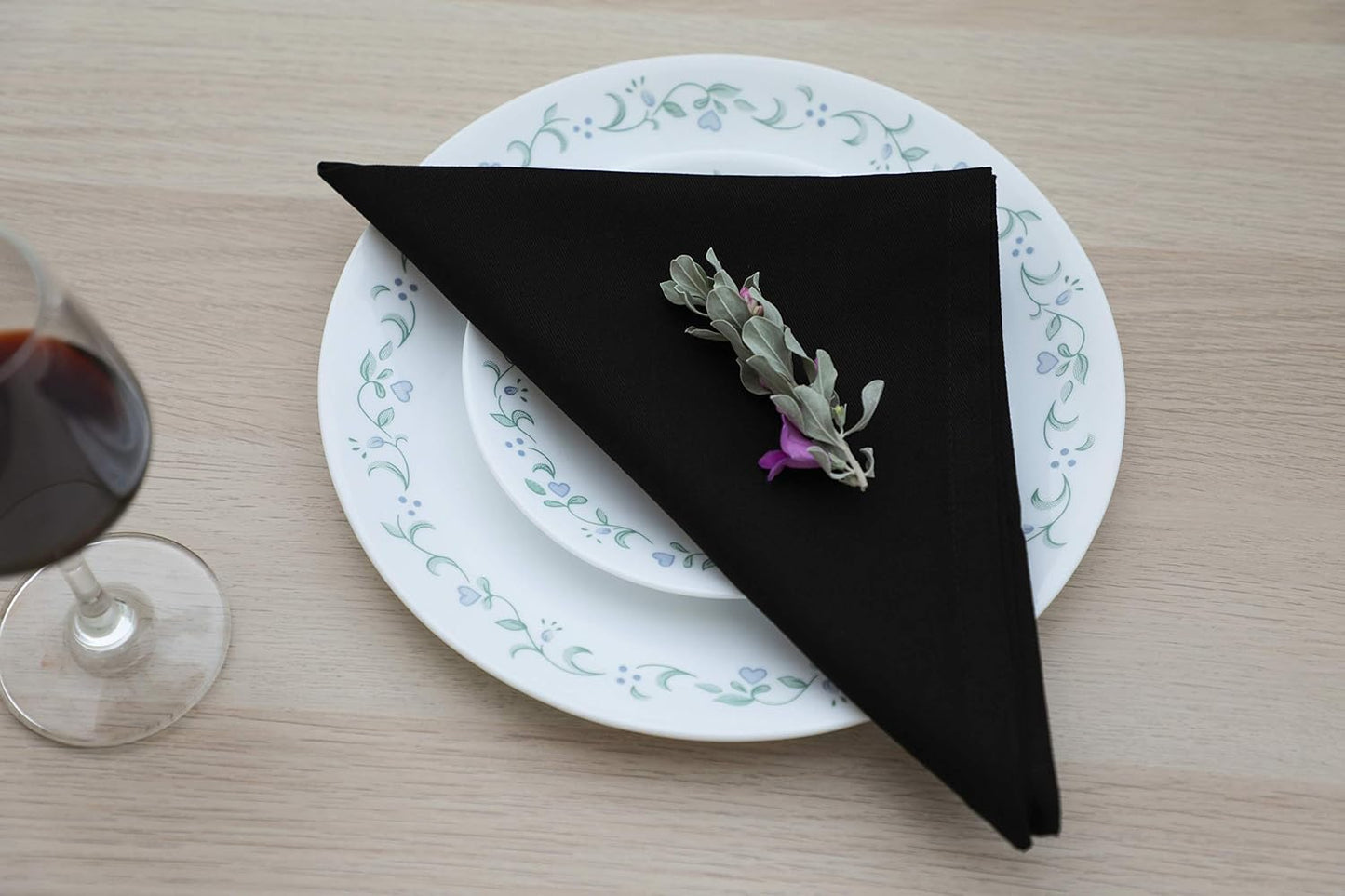 Cotton Cloth Napkins Set of 12 - Soft Premium Dinner Napkins with Hemmed Edges, Hotel Quality 18x18 Inch for Home