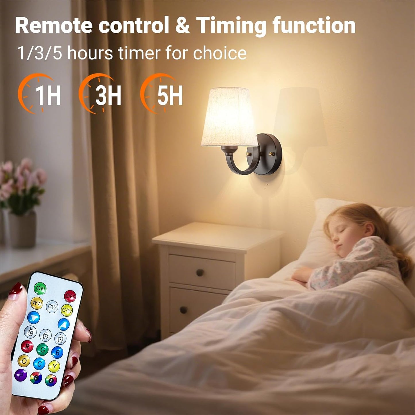 YHCDLAMP Peel and Stick Wall Sconces, No Drilling Stick On Wall Sconce, Wireless Battery Operated Wall Lights, Adhesive