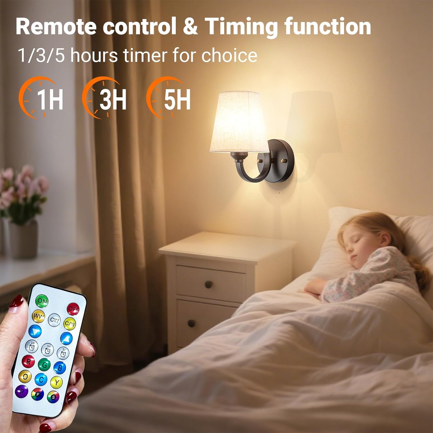 YHCDLAMP Peel and Stick Wall Sconces, No Drilling Stick On Wall Sconce, Wireless Battery Operated Wall Lights, Adhesive