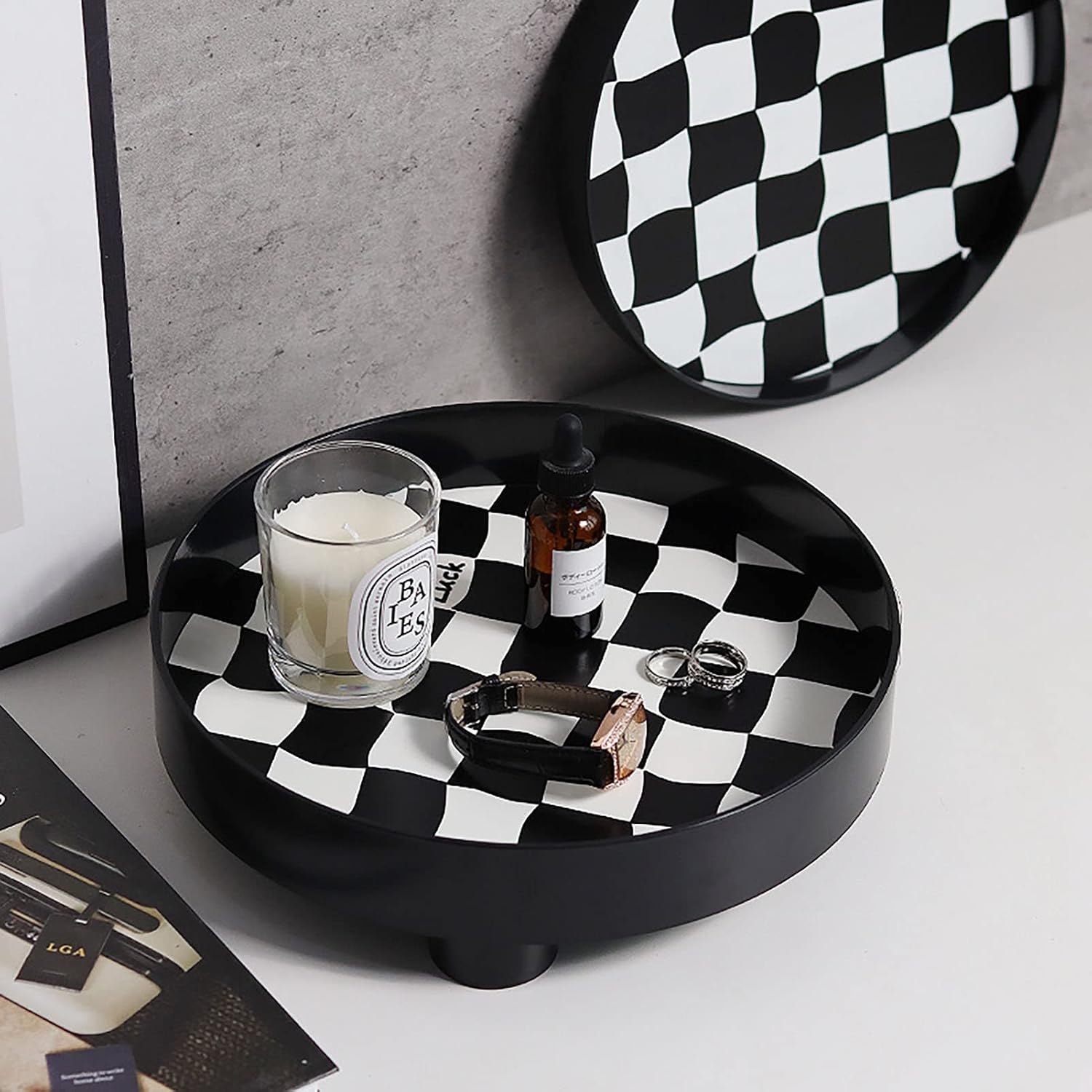 Plastic Tray / Round Decorative Tray