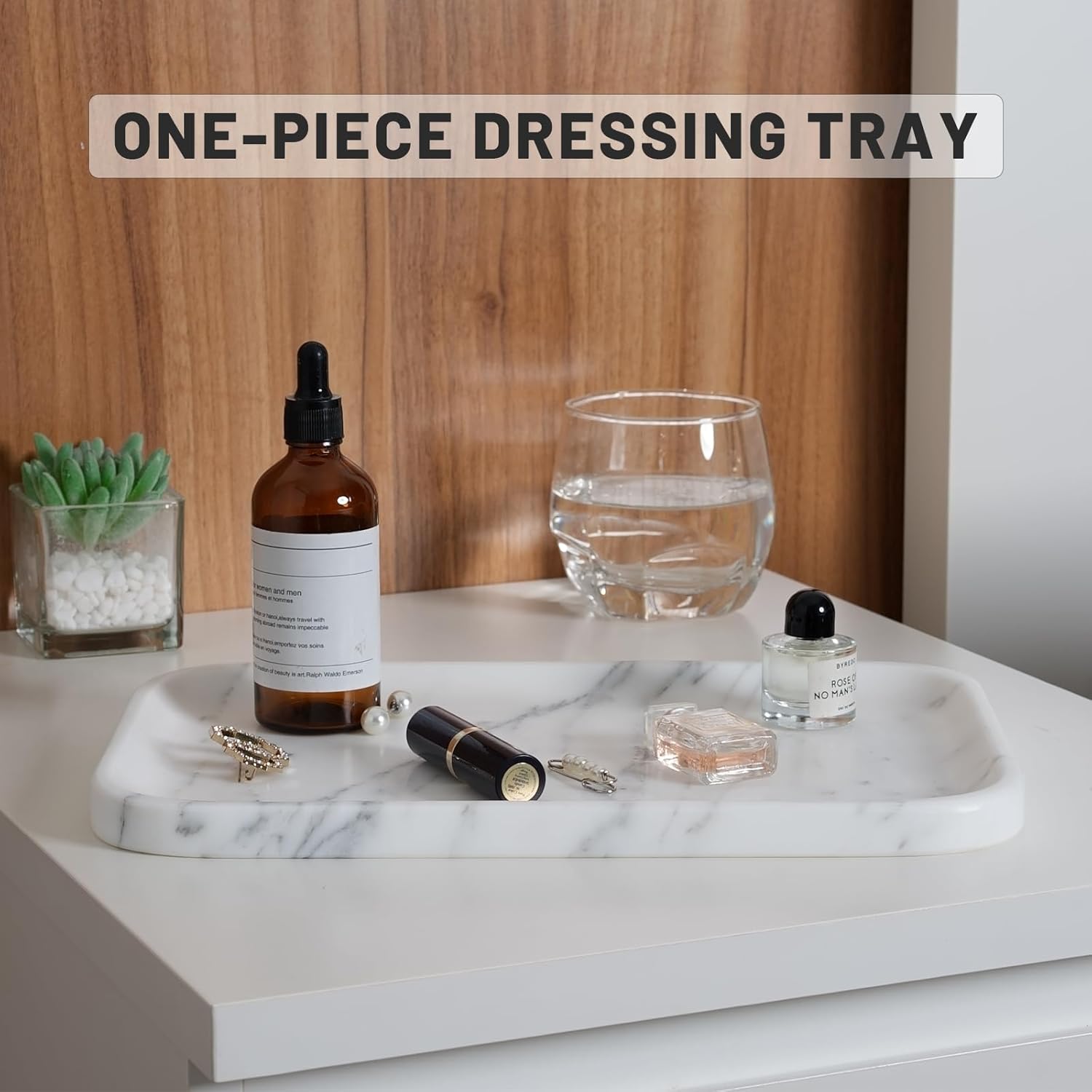 Marble Vanity Tray / Arabescato