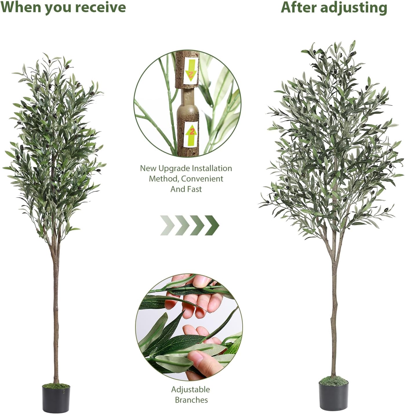 Olive Tree Artificial Indoor / 6ft / 6 Inch