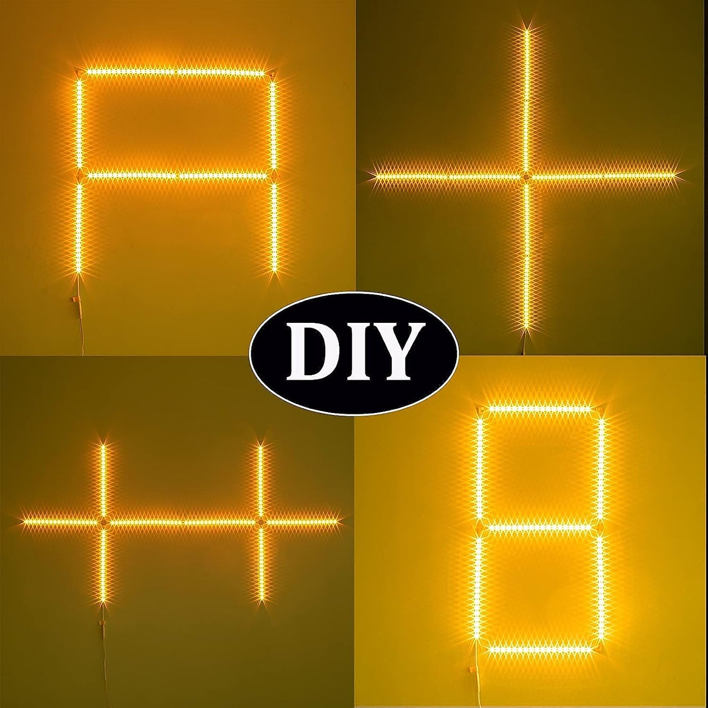 WOBANE Under Cabinet Lighting Kit,8PCS 12 inch Led Light Bars,WarmWhite | 2700K,1200lm,Under Counter Lights for
