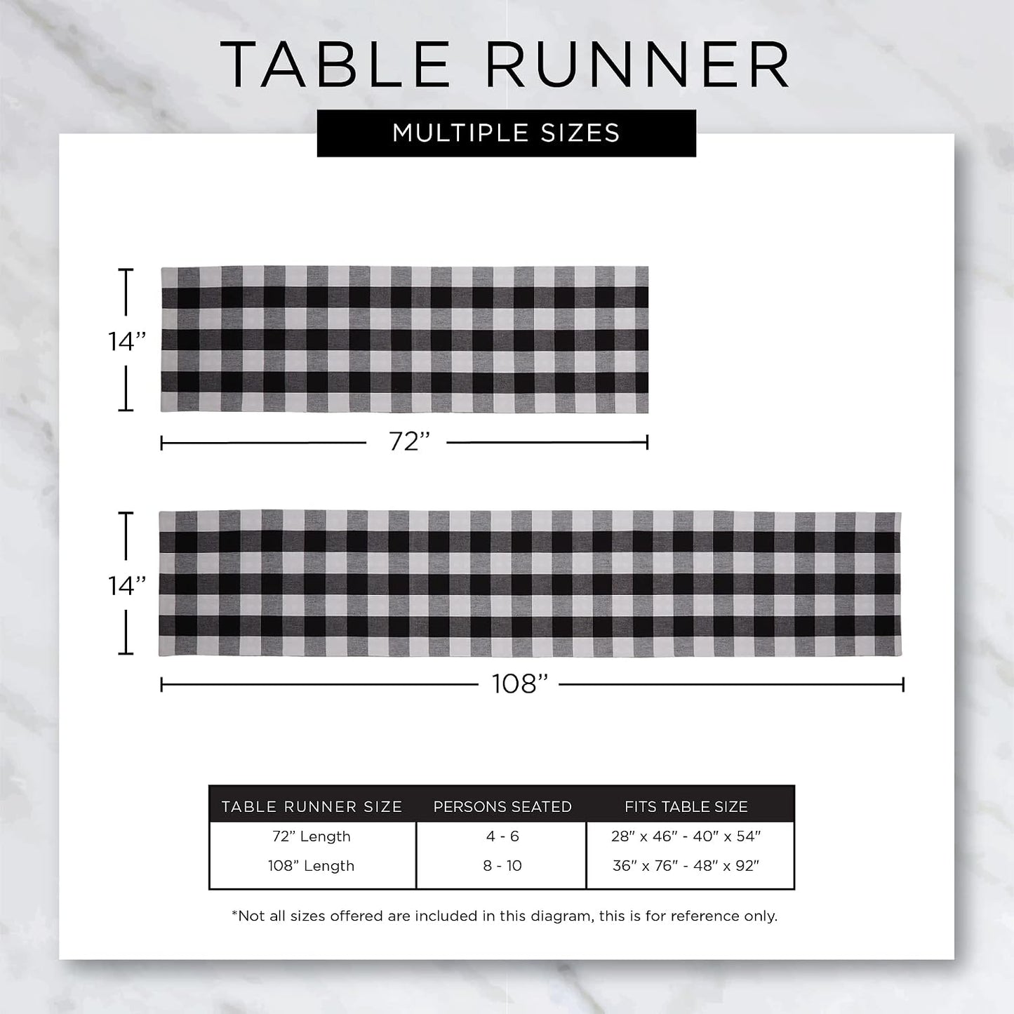 DII Variegated Tabletop Collection, Table Runner, 13x72, Mushroom