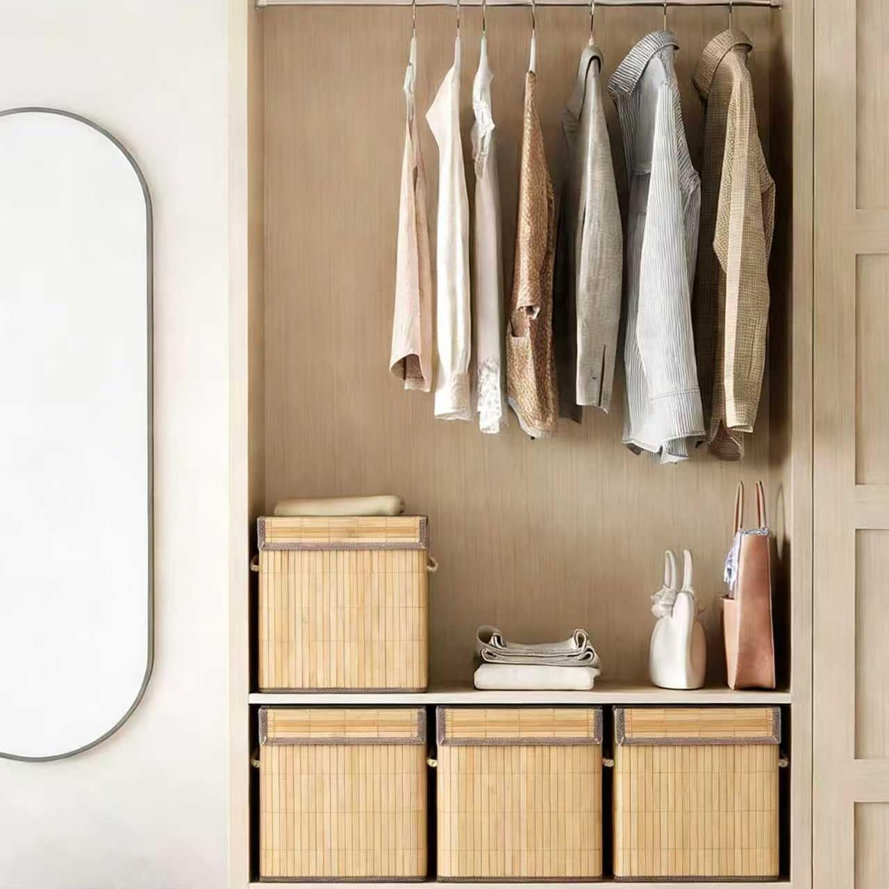 Storage Basket / Built-in Handles / Set of 2