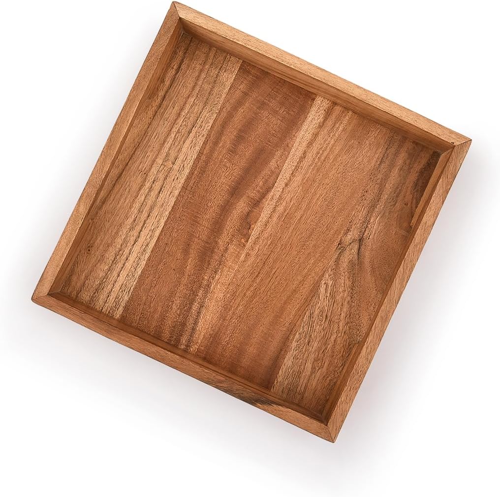 Wooden Serving Tray / Acacia Wood Serving Tray
