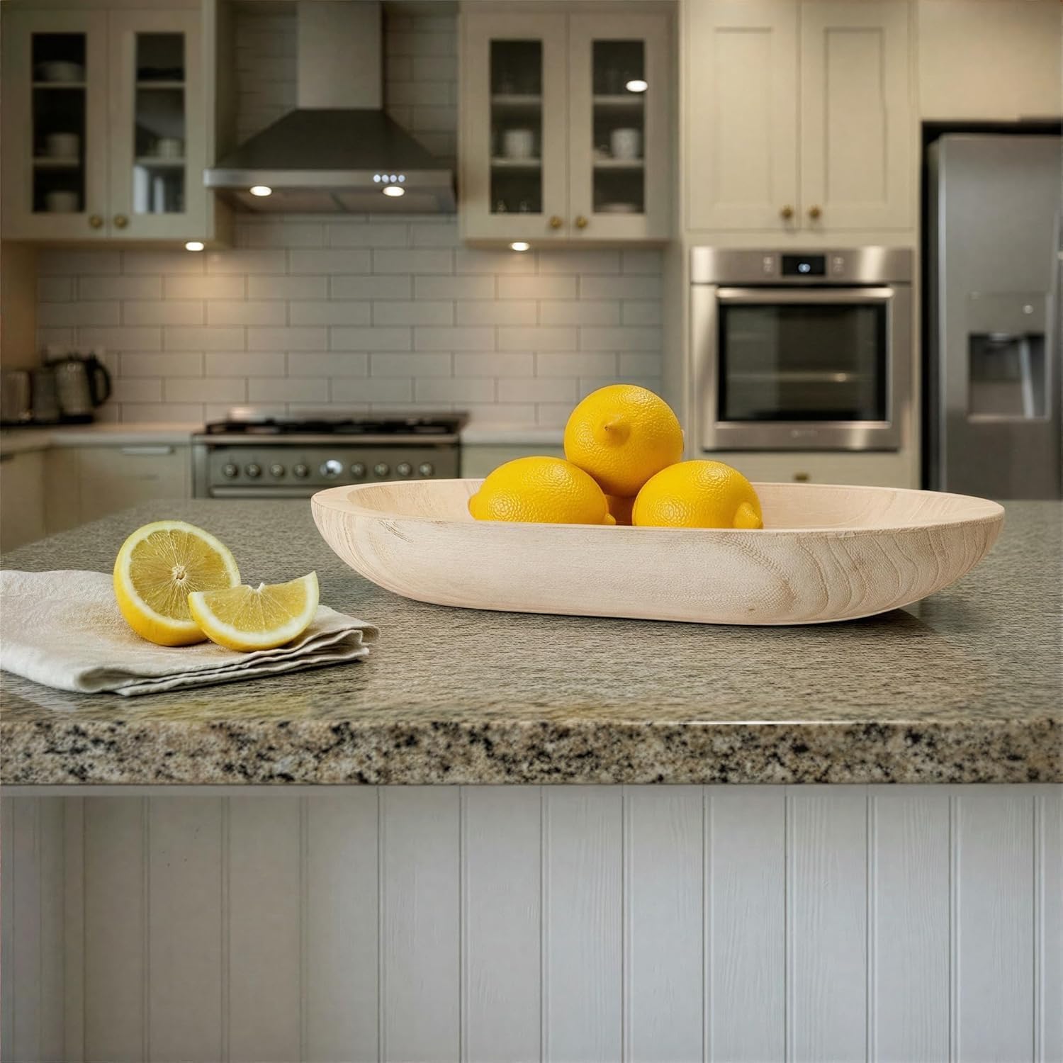 Hand Carved Paulownia Tray