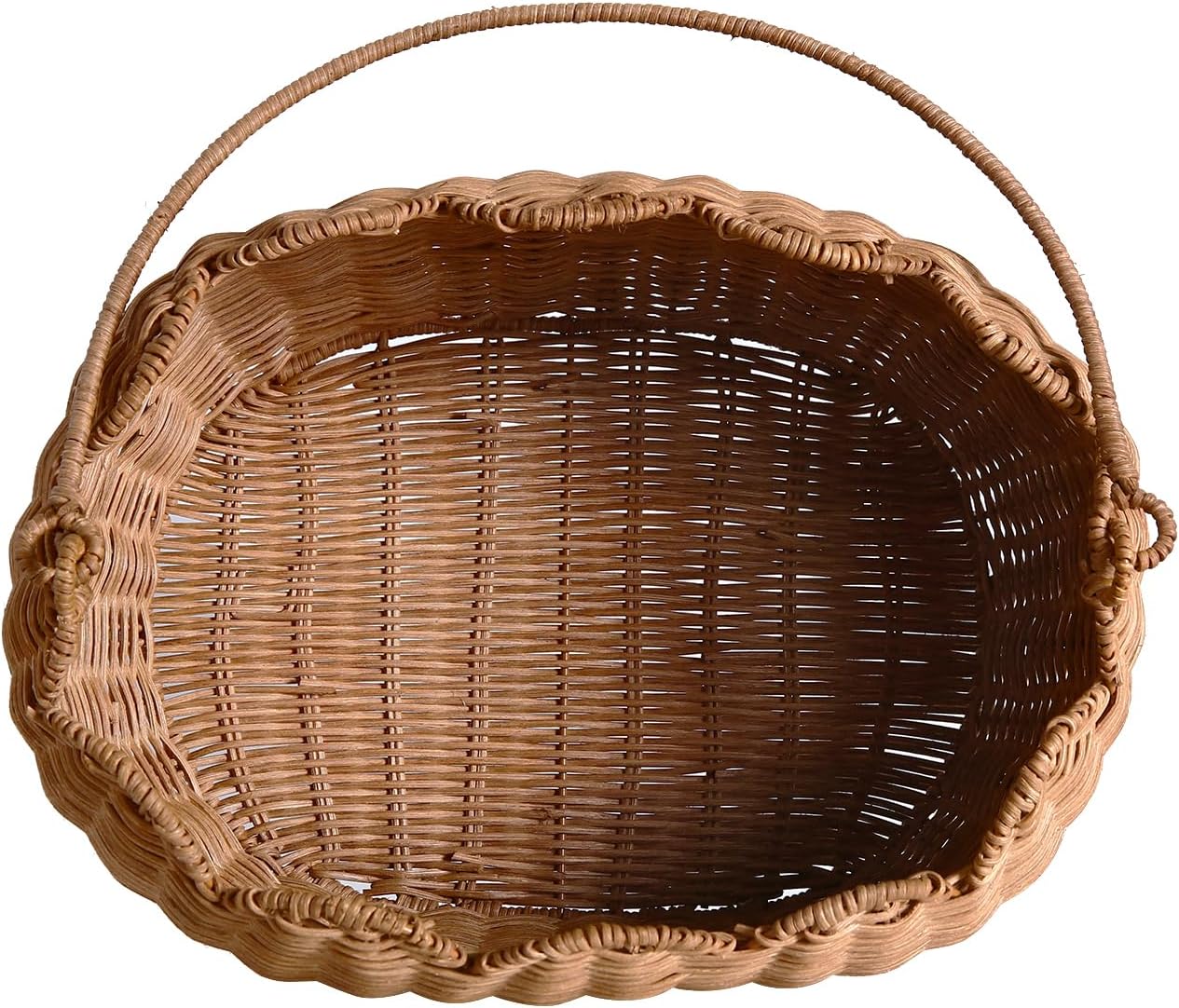 Hand Woven Basket / Rattan / Natural