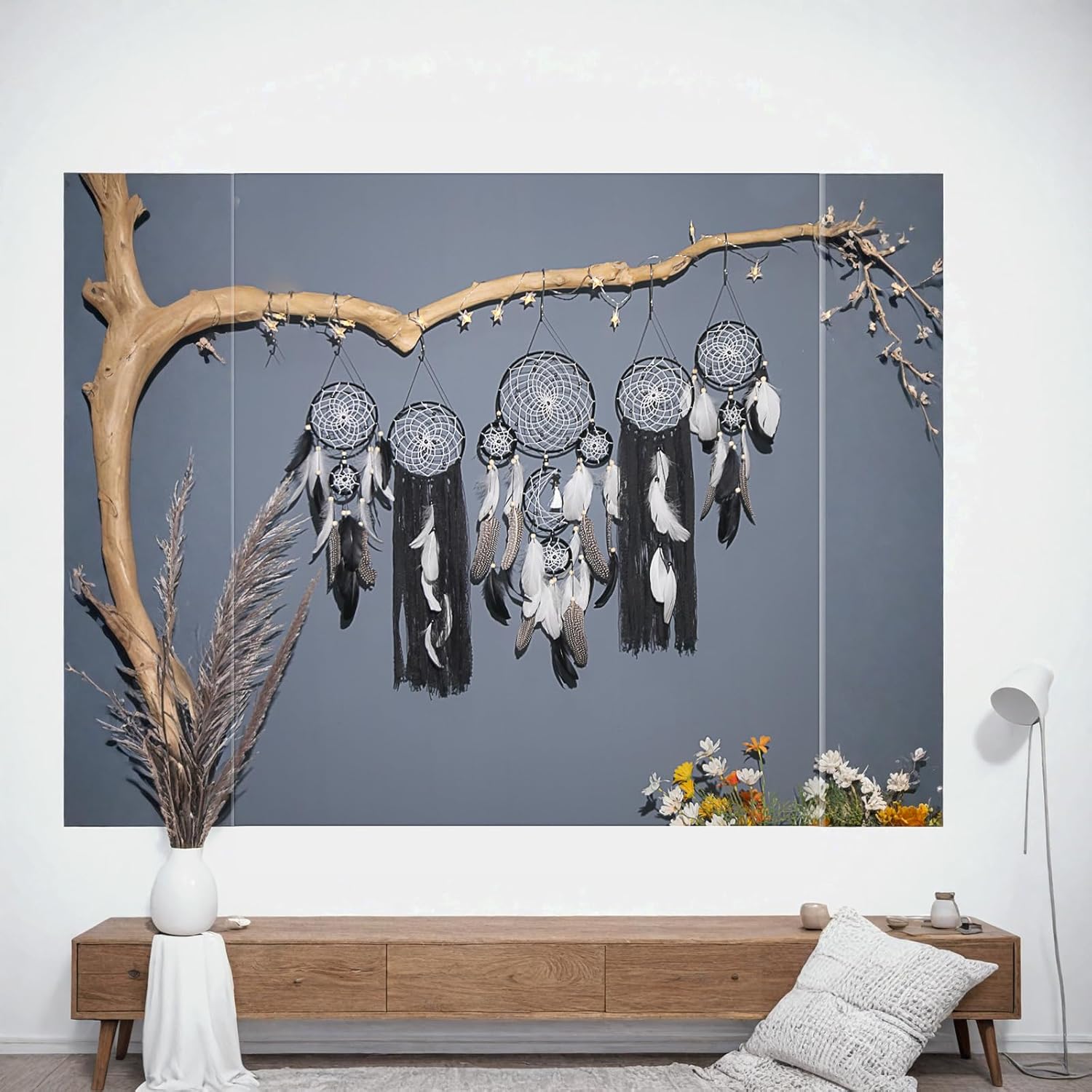 Large Boho Dream Catcher / Camel