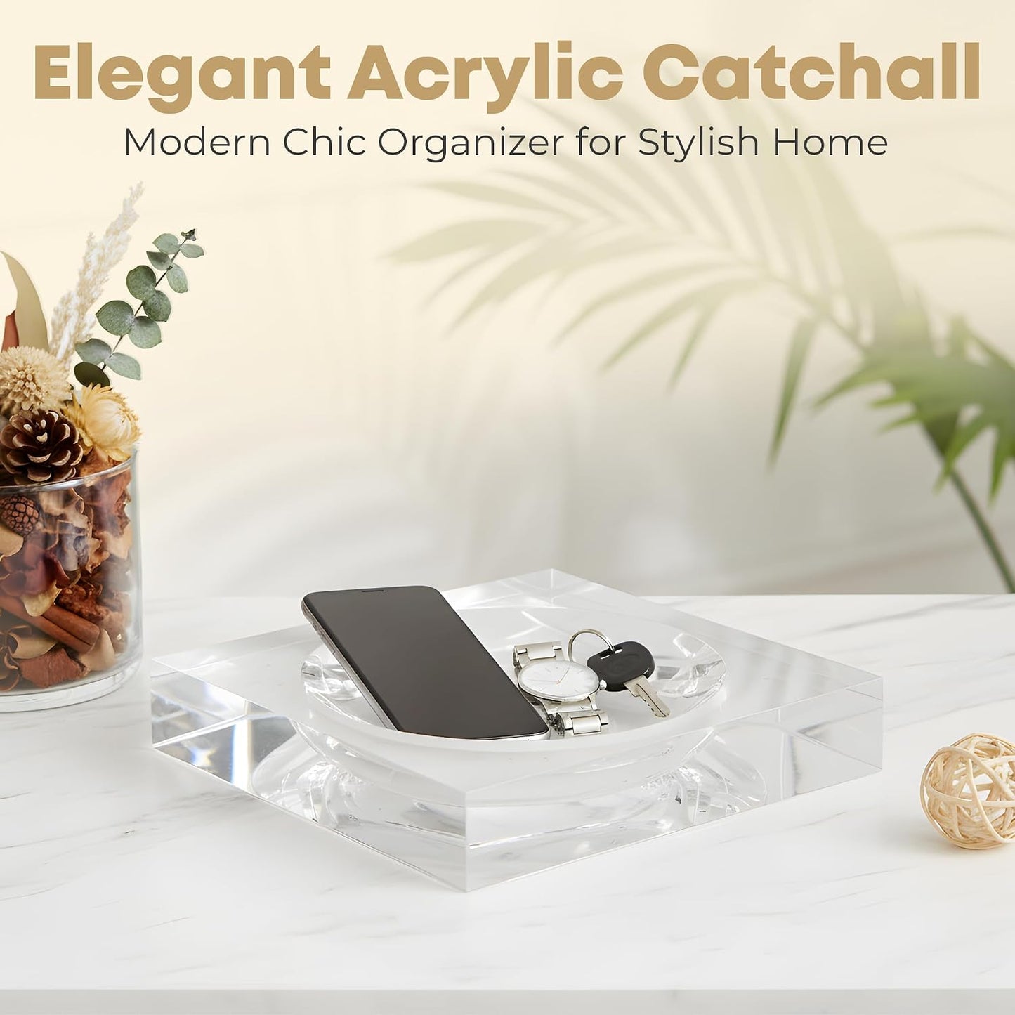Acrylic Catchall Tray / Clear