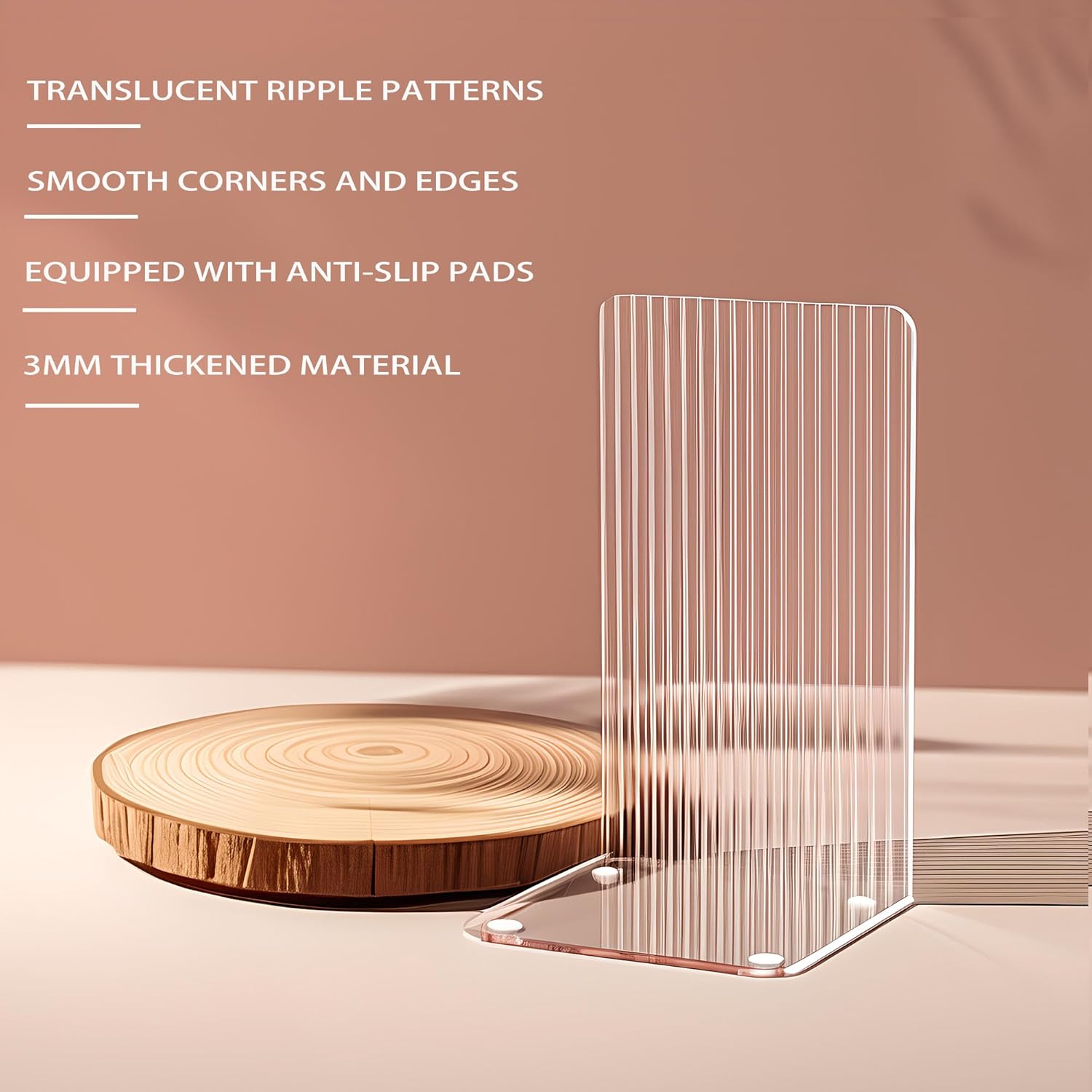Book Ends / Clear / Set of 8