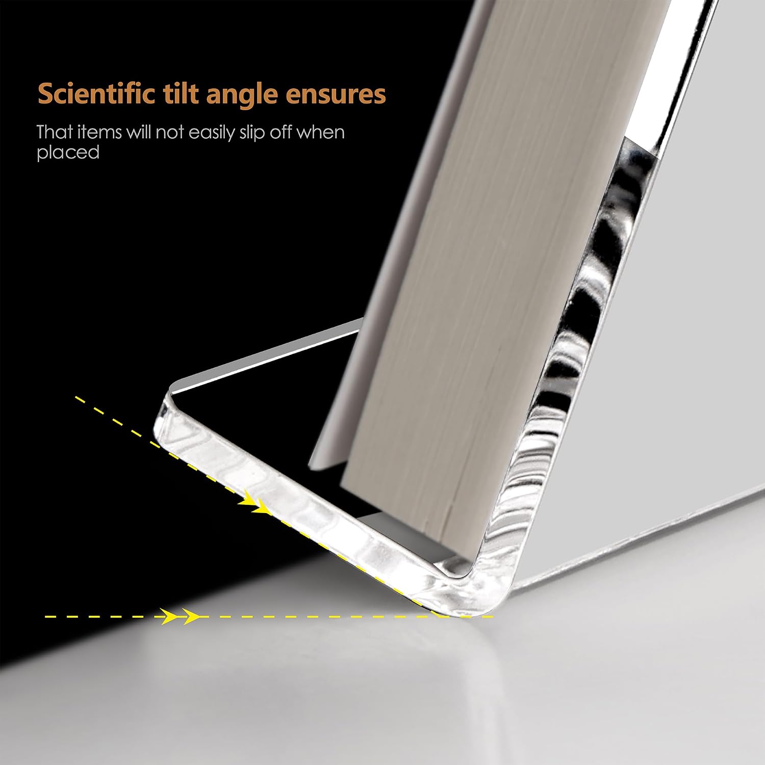 Acrylic Book Display Holder / Clear / 6 x 9 / Set of 2