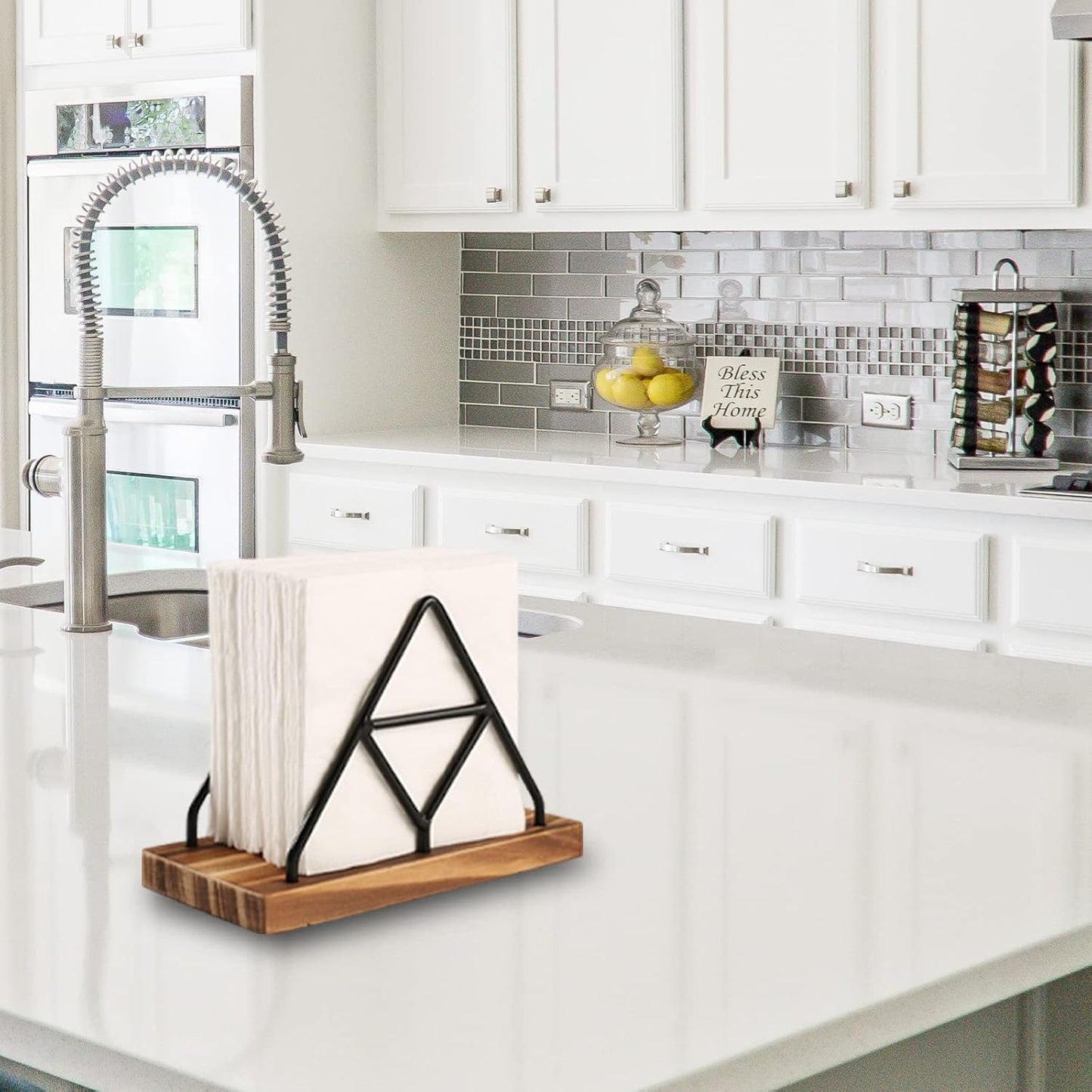 Table Napkin Holder / Black
