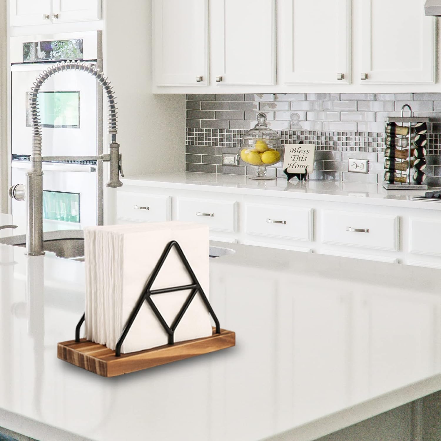 Table Napkin Holder / Black
