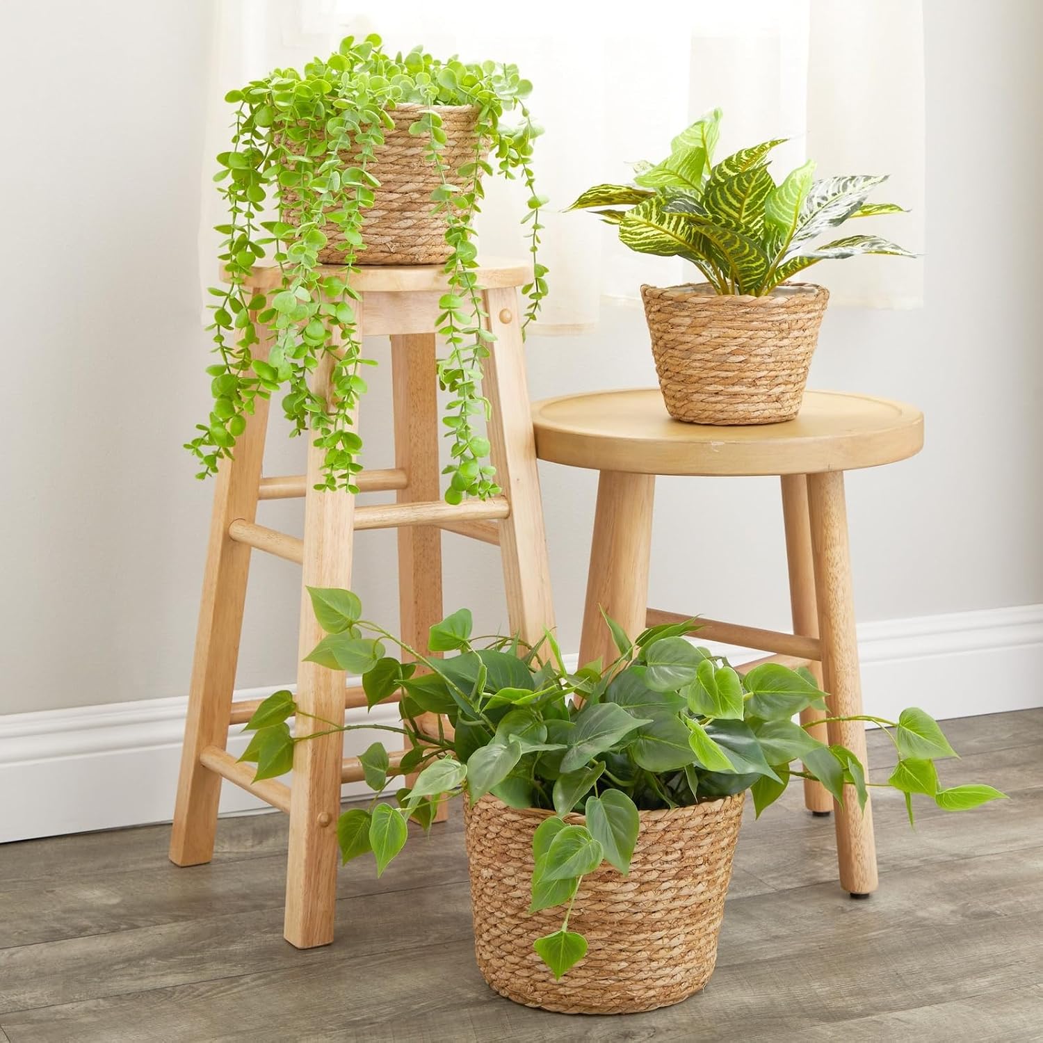Seagrass Indoor Planter Set