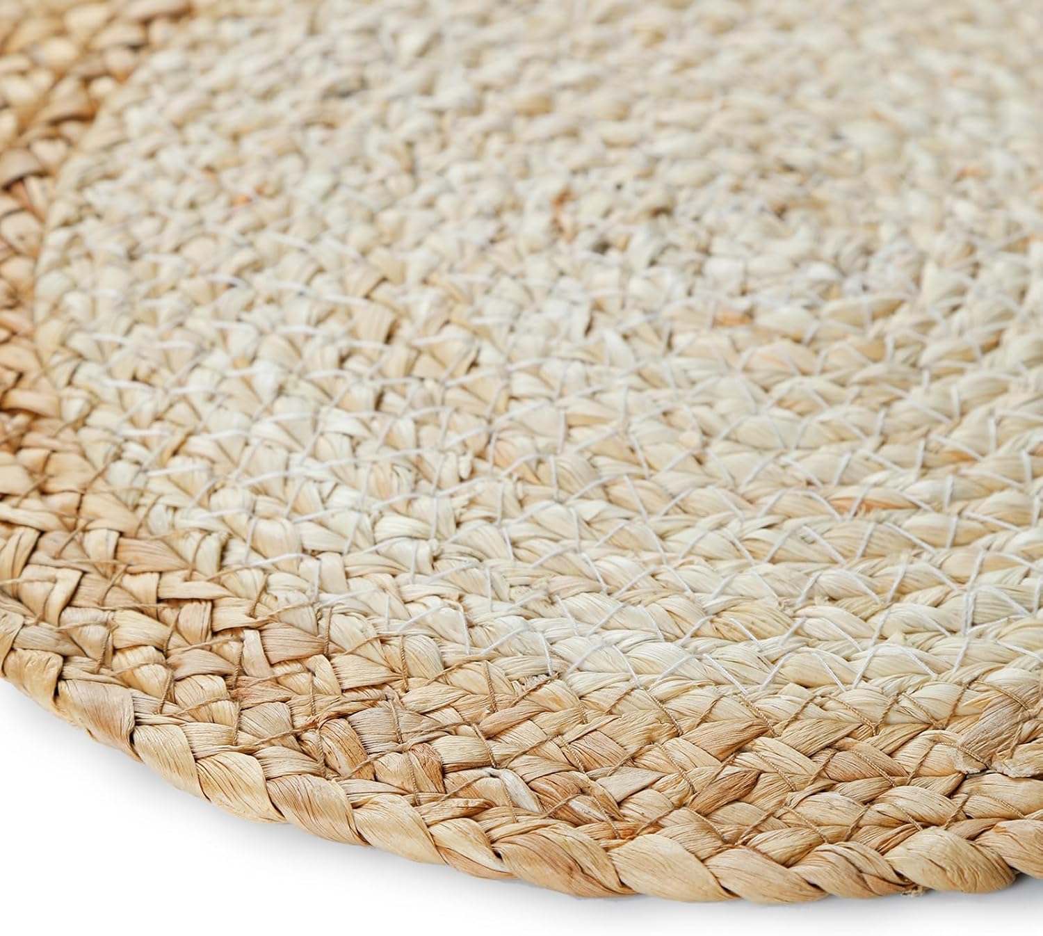 YANGQIHOME Boho Placemats Set of 8, Farmhouse Rustic Woven Placemats for Dining Table Decor, Handmade Braided Place