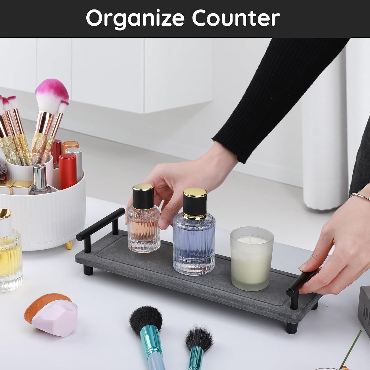 in Kitchen Sink Organizer / Gray / 12.2 x 3.9 x 2.5