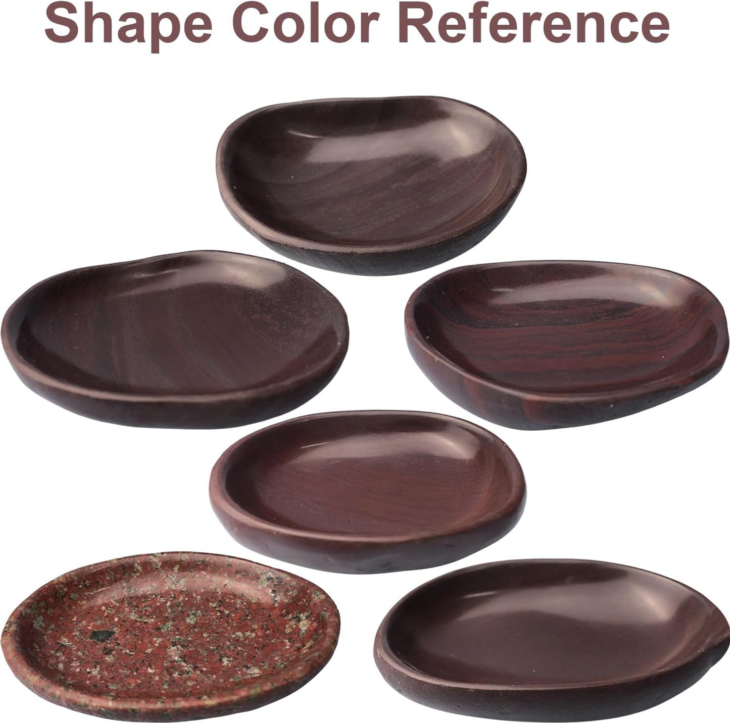 4- Unique Decorative Tray / Deep Red / 6 Inch
