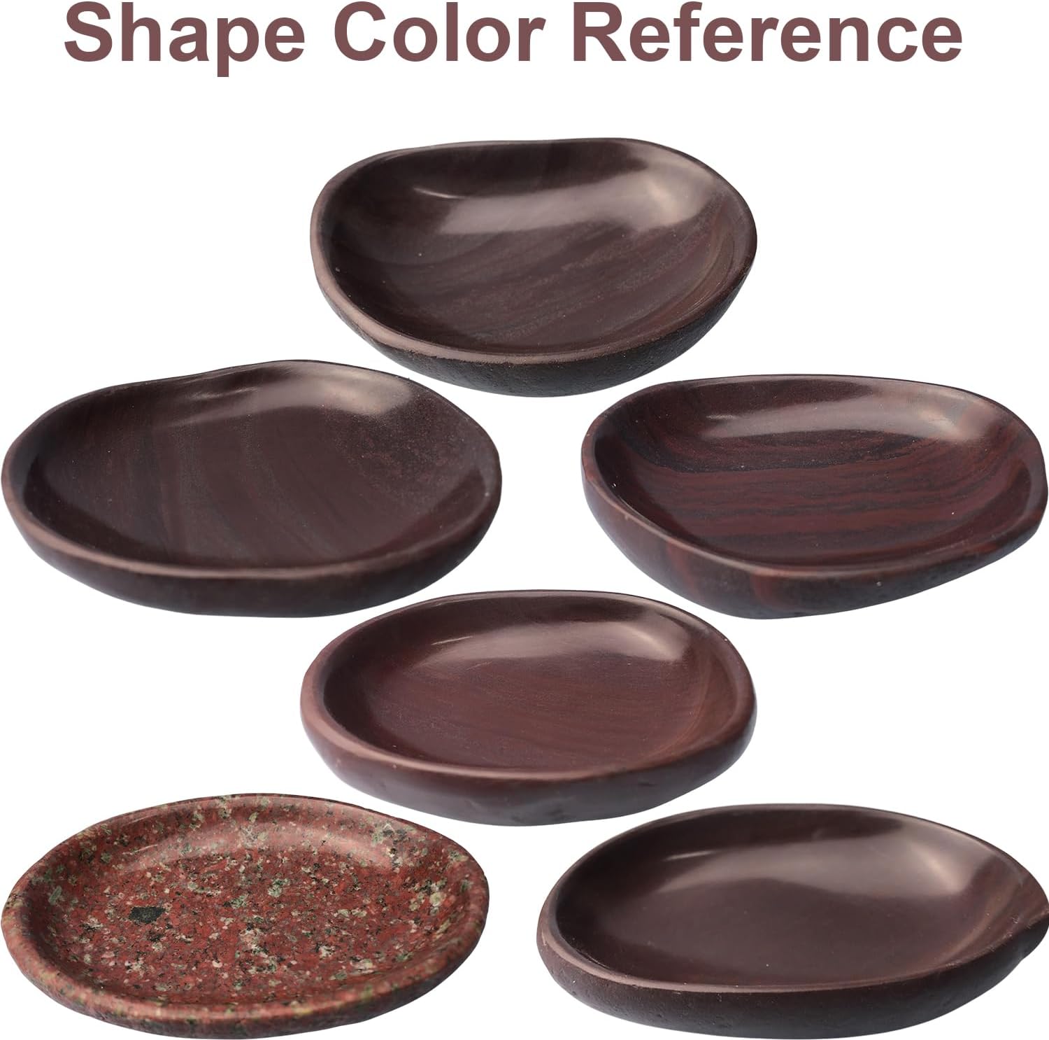 4- Unique Decorative Tray / Deep Red / 6 Inch