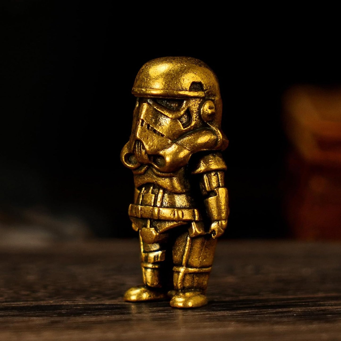 Antique Brass Robot Figurine / Biochemical Robot