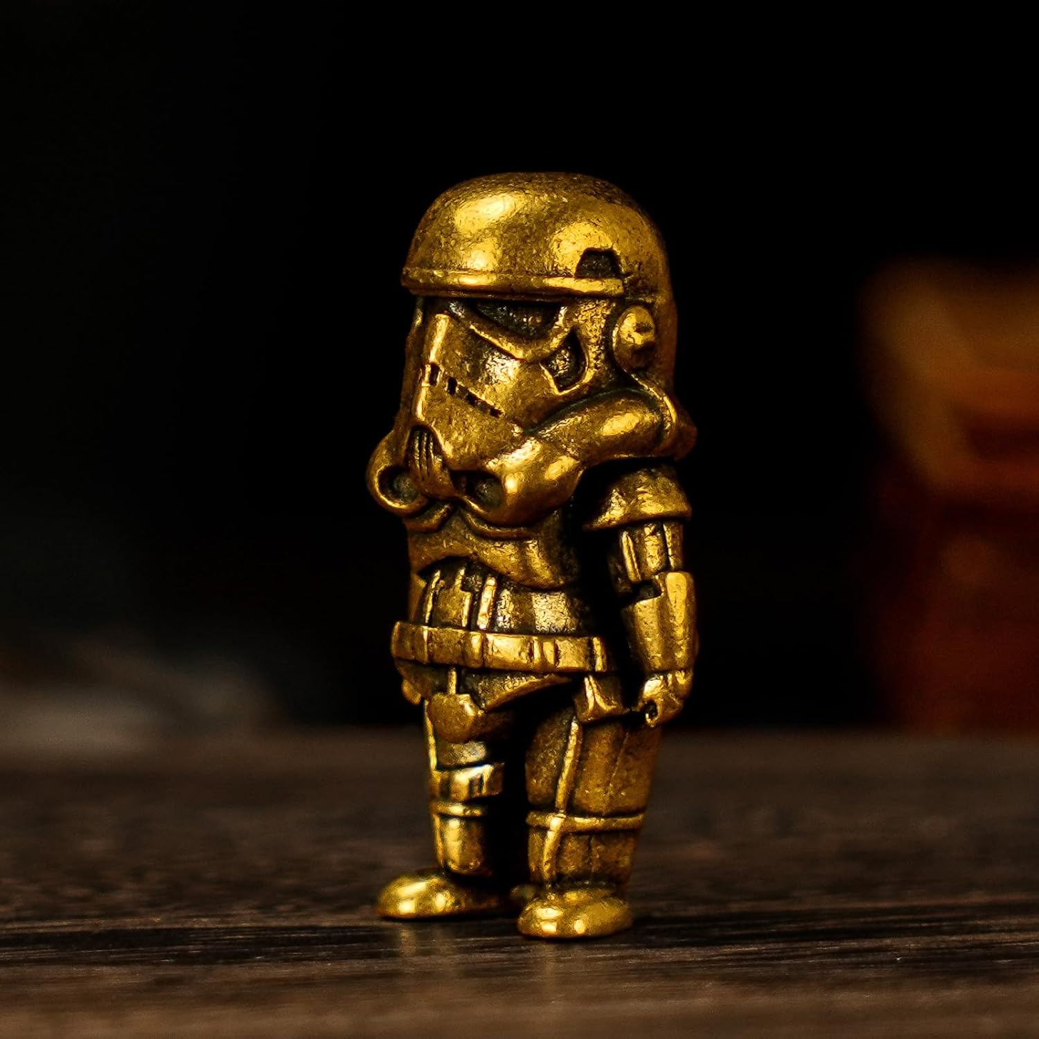 Antique Brass Robot Figurine / Biochemical Robot