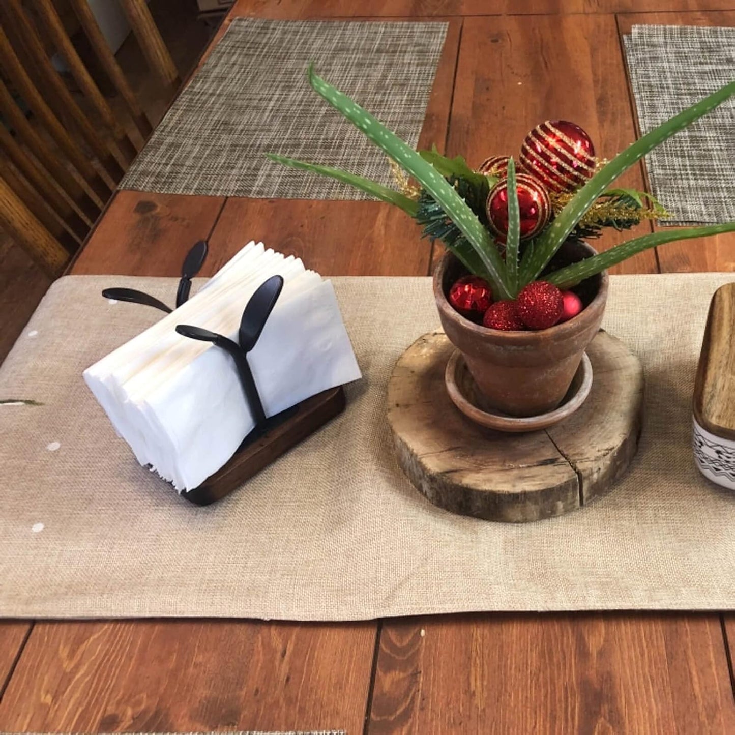 Wooden Napkin Holder / Leaf Napkin Holder
