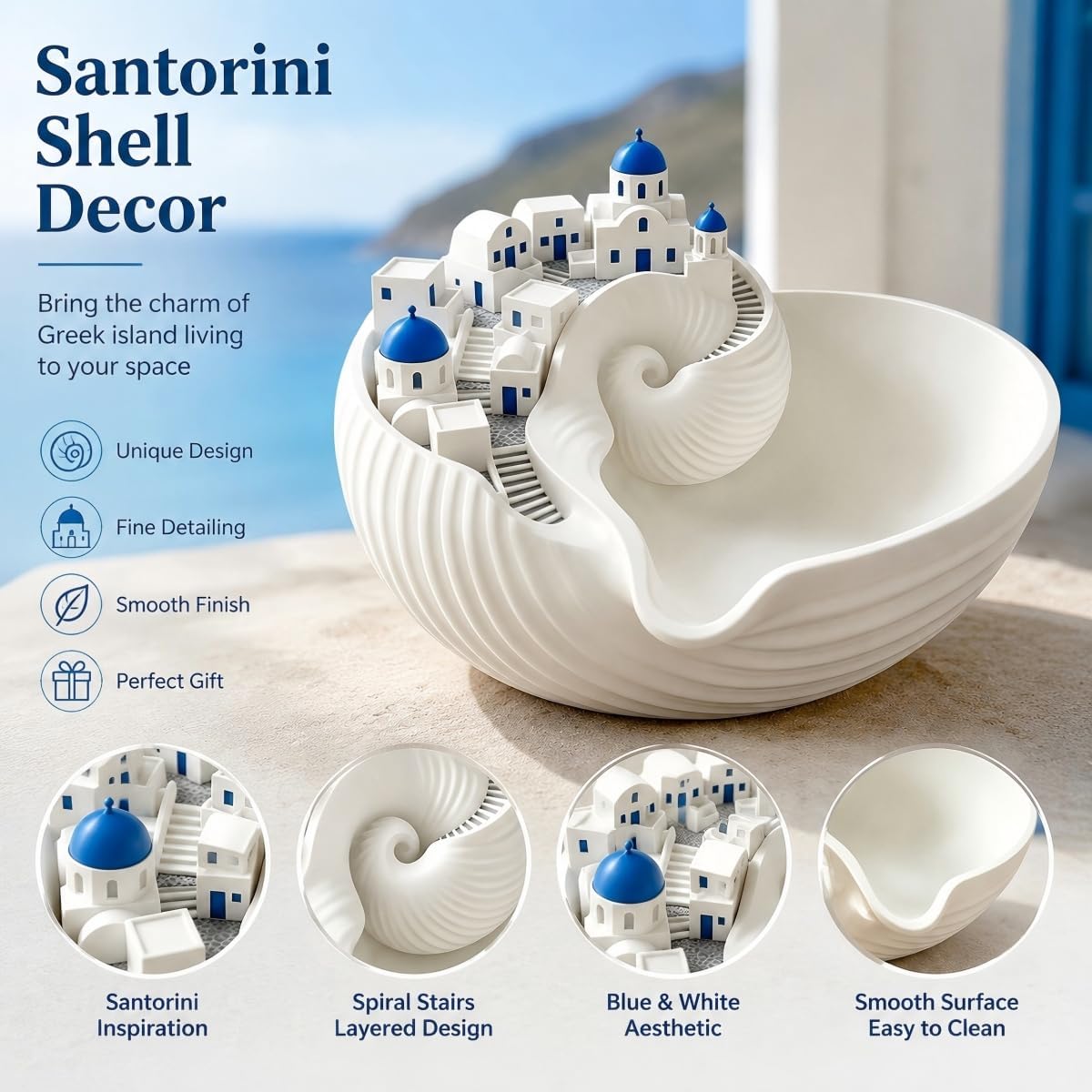 Shell Tray for Keys Jewelry Coins