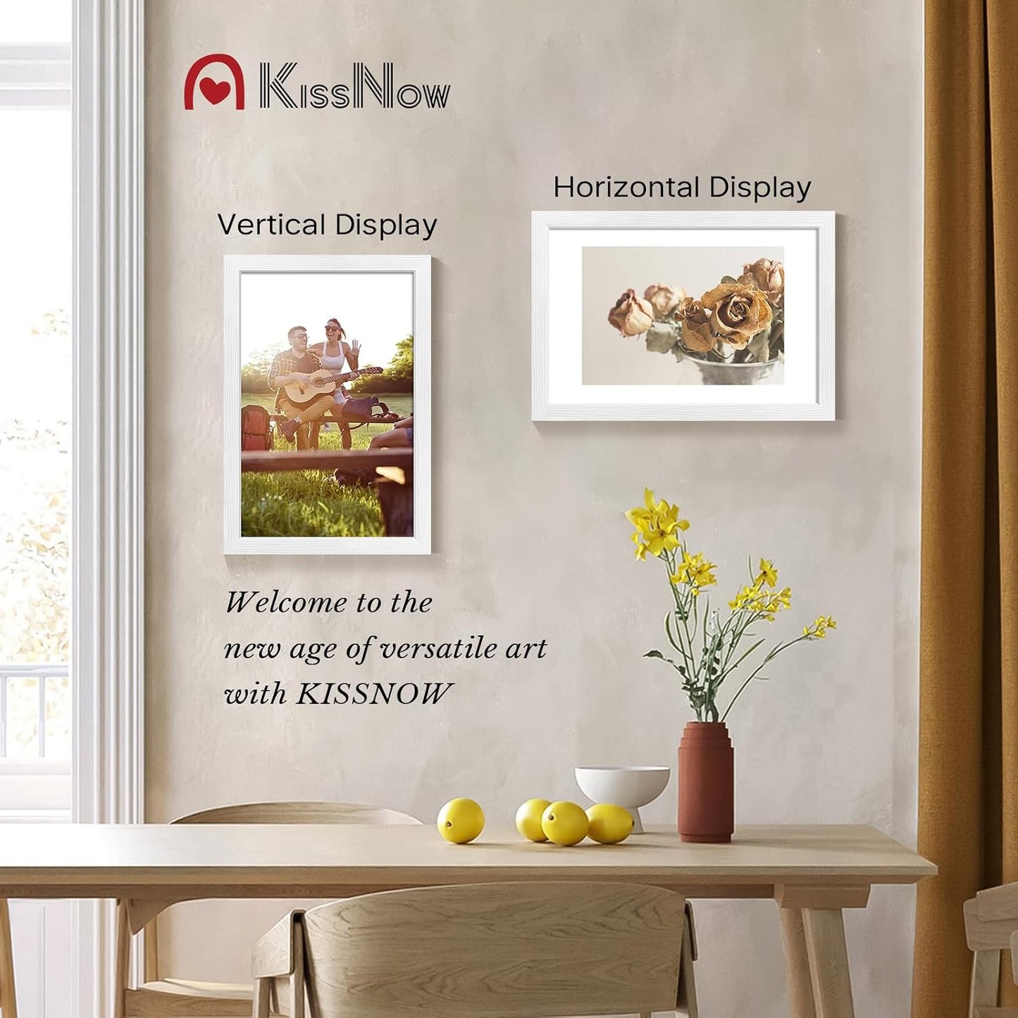12x18 Poster Frame 4 Pack, White Solid Wood, Gallery Wall Decor | Wall Hanging, Thick & Wide Border, Clear Plexiglass