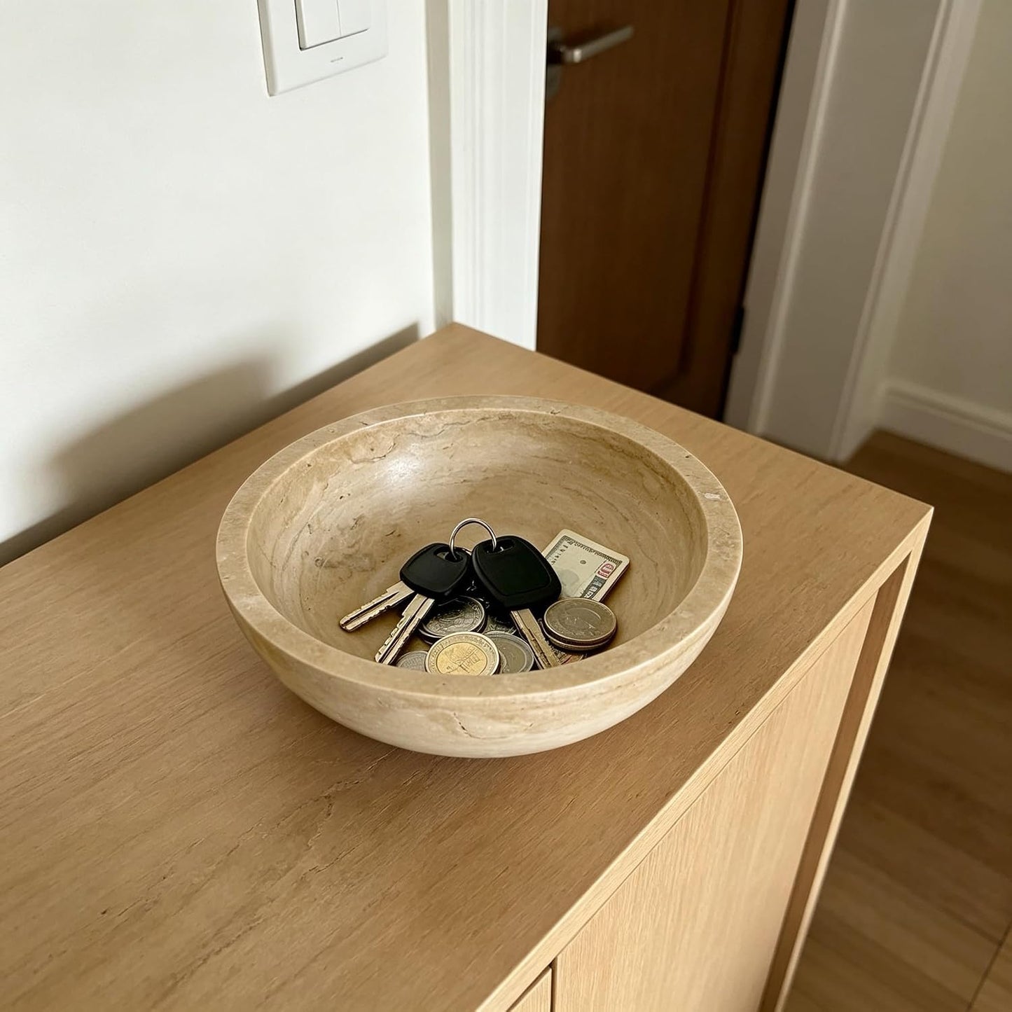 Catchall Tray for Keys & Jewelry / Natural