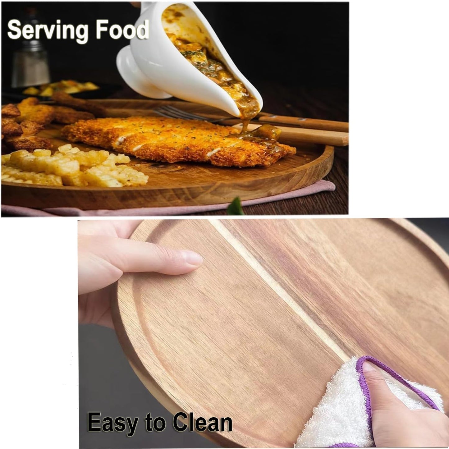 Wood Kitchen Counter Tray