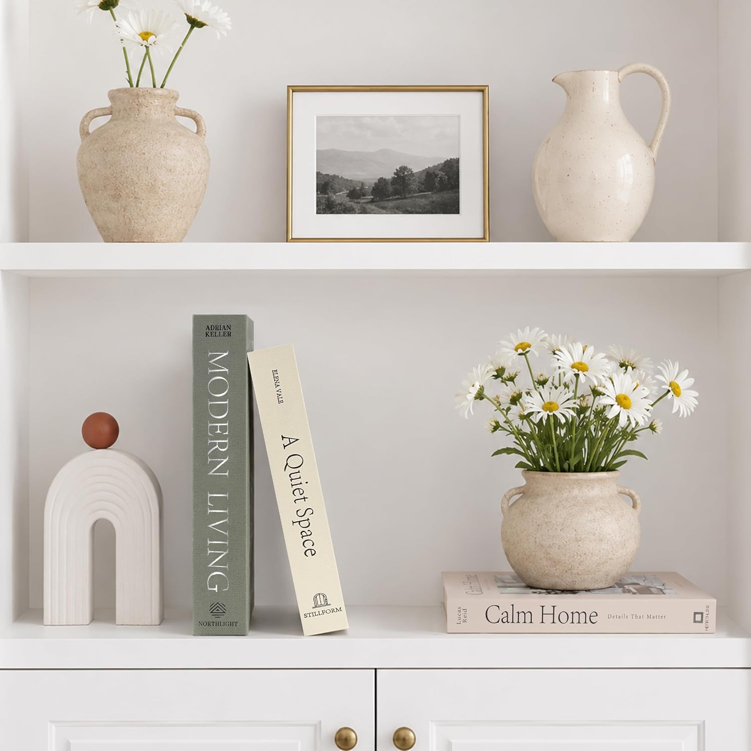 Decorative Books / Stackable Fake Books / Sage Green / Set of 3