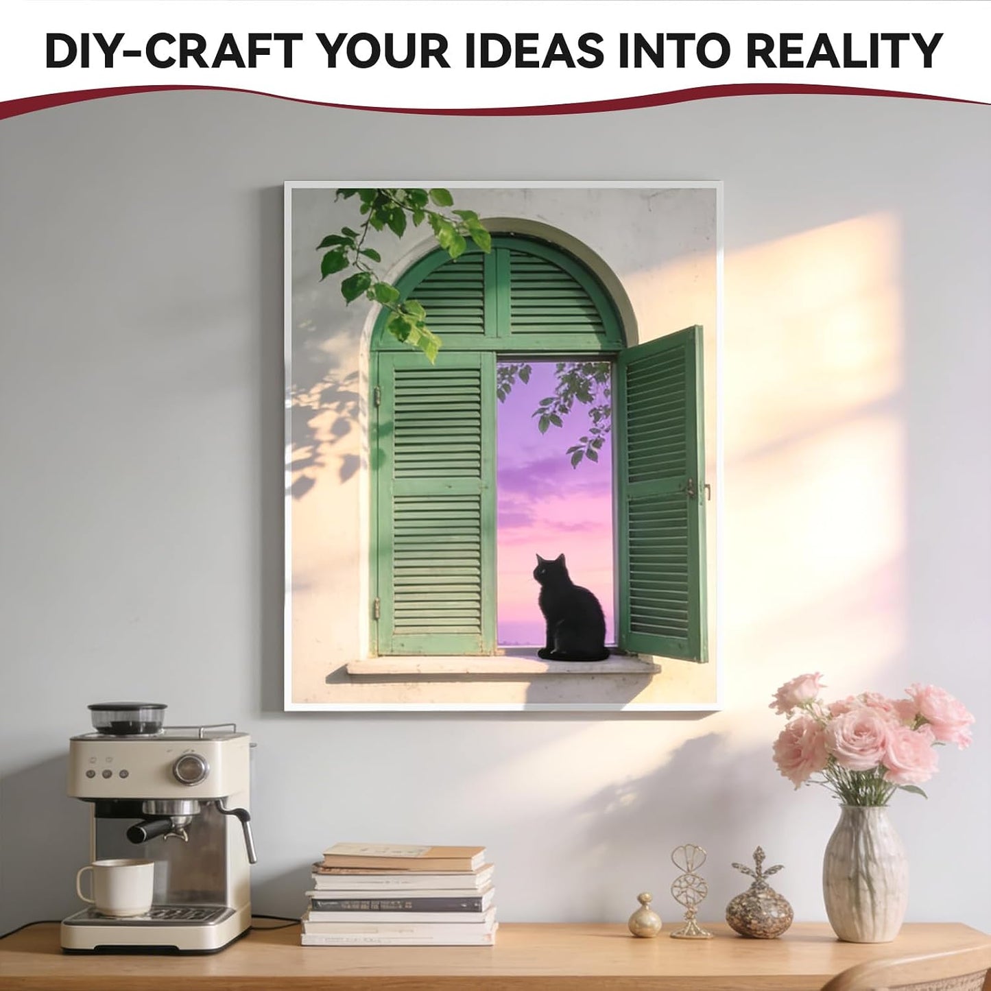 Tile Border / Flexible PVC Molding Trim for Mirror / 1/2 In / White / 20 Inch