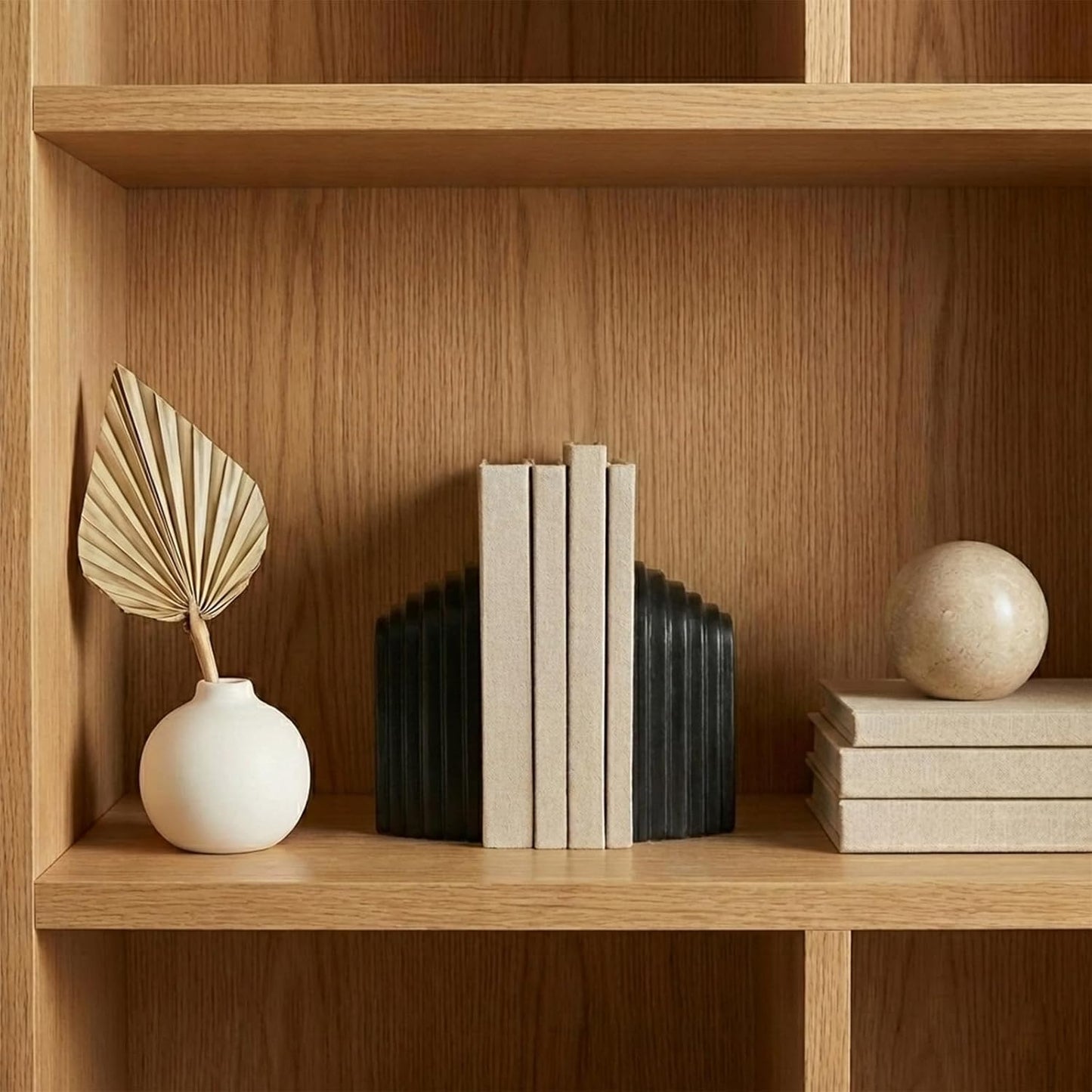 Heavy Duty Book Ends / Black / Set of 2