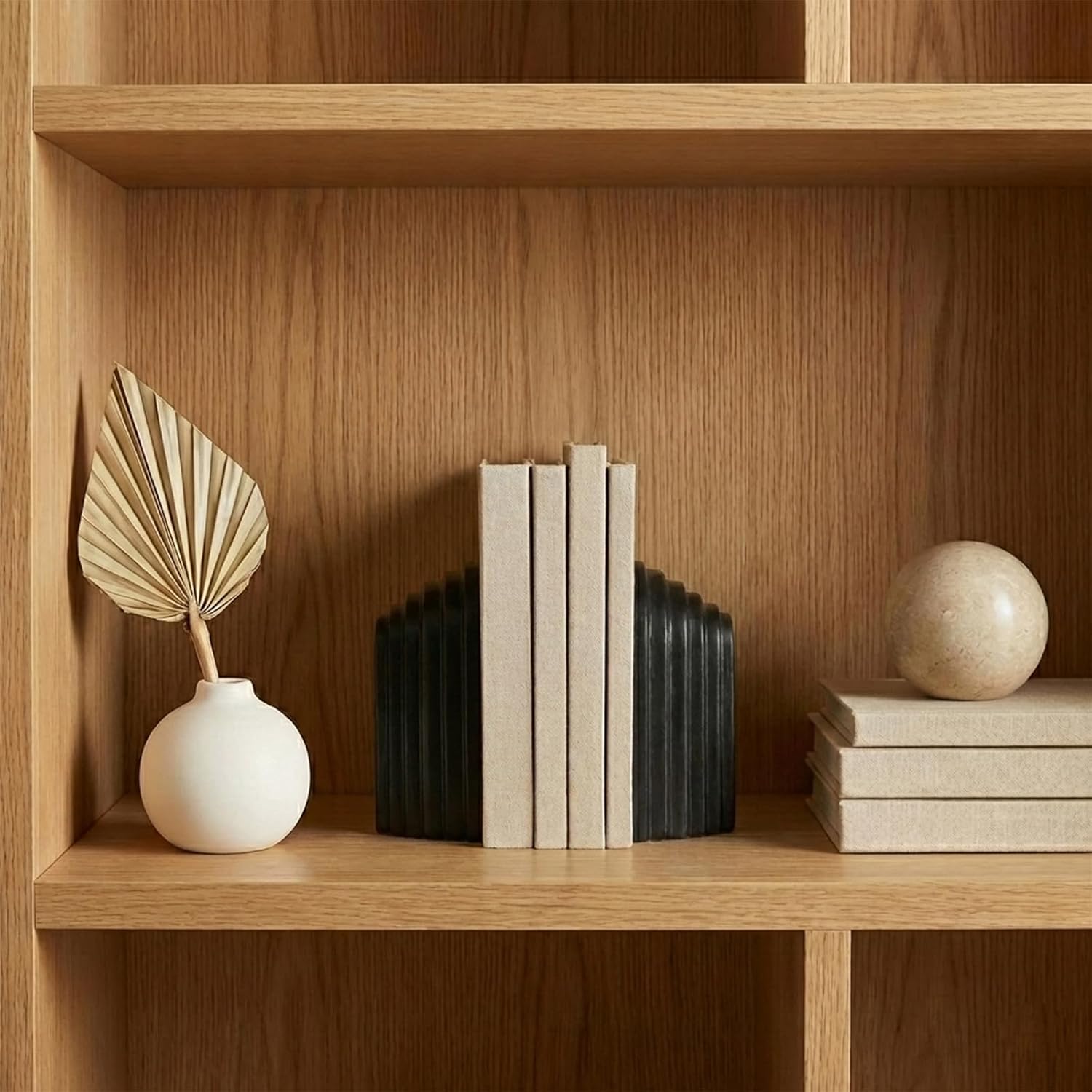 Heavy Duty Book Ends / Black / Set of 2
