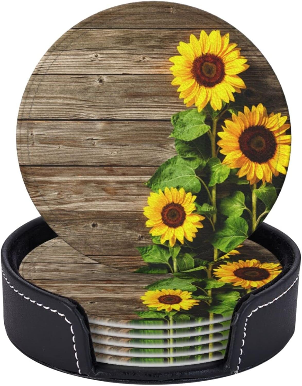 Holder Coaster Sets Drink Table Cup Coasters / Multicolor5 / Set of 6