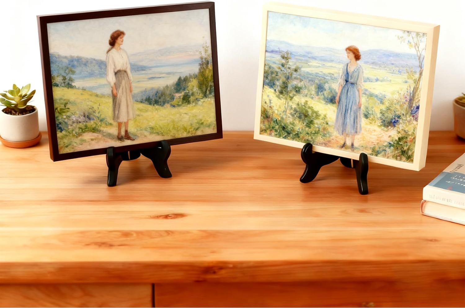 Plate Stand / Black / 7 Inch / Set of 6
