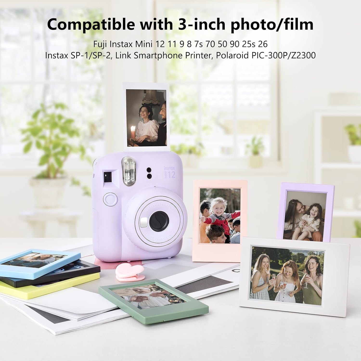 Mini Photo Frame for Instax Mini / 7-mixed Colors / 2 x 3 / Photo Frames - Tabletop