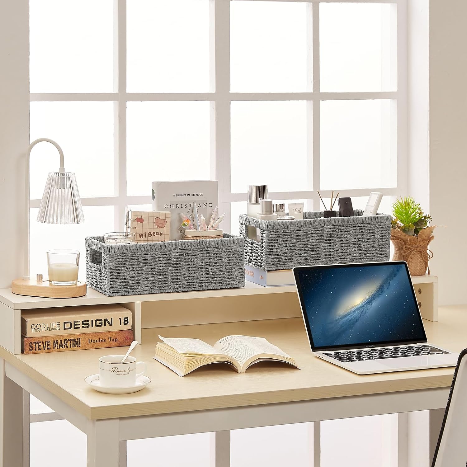 Wicker Baskets / Wicker Storage Basket / Paper Rope