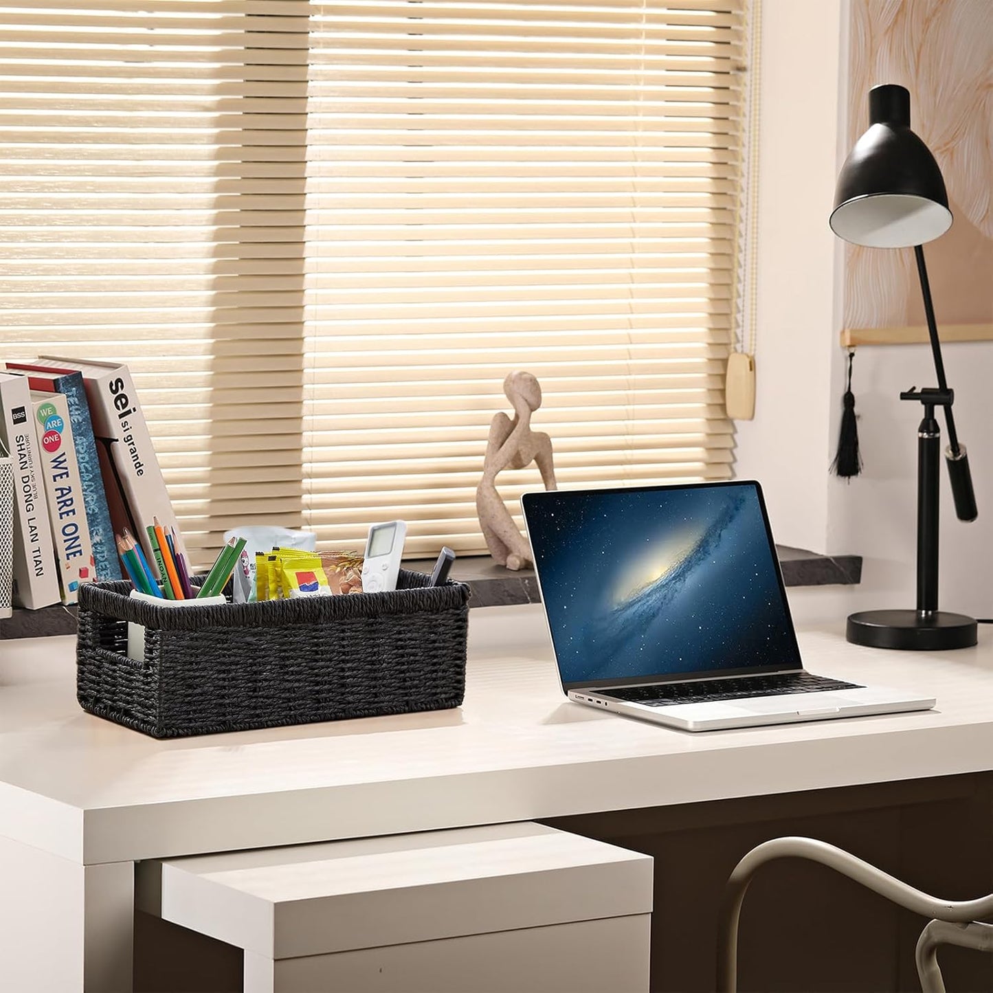 Wicker Baskets / Wicker Storage Basket / Paper Rope