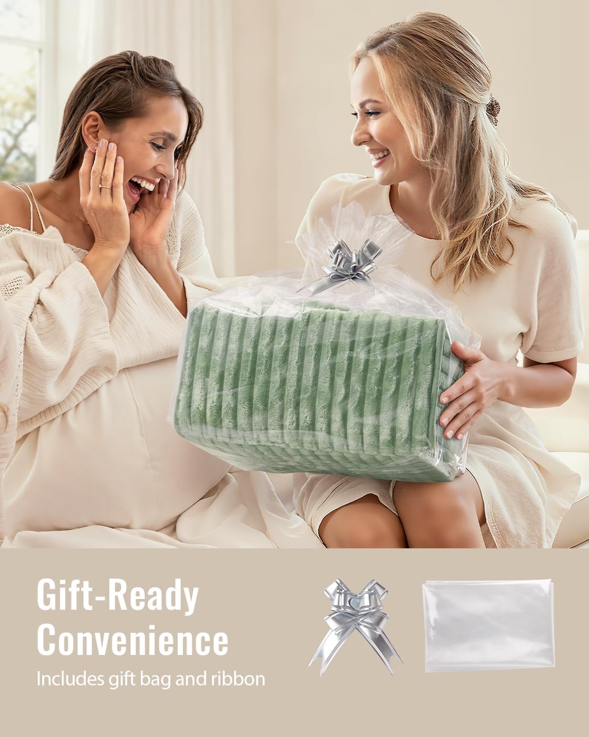 Nursery Storage Basket / Trendy Sage Green