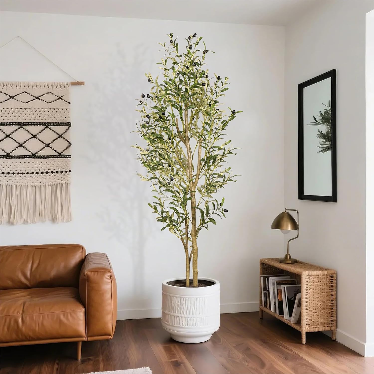 Olive Branches / Olive Tree / 5ft / Black / 5 Inch