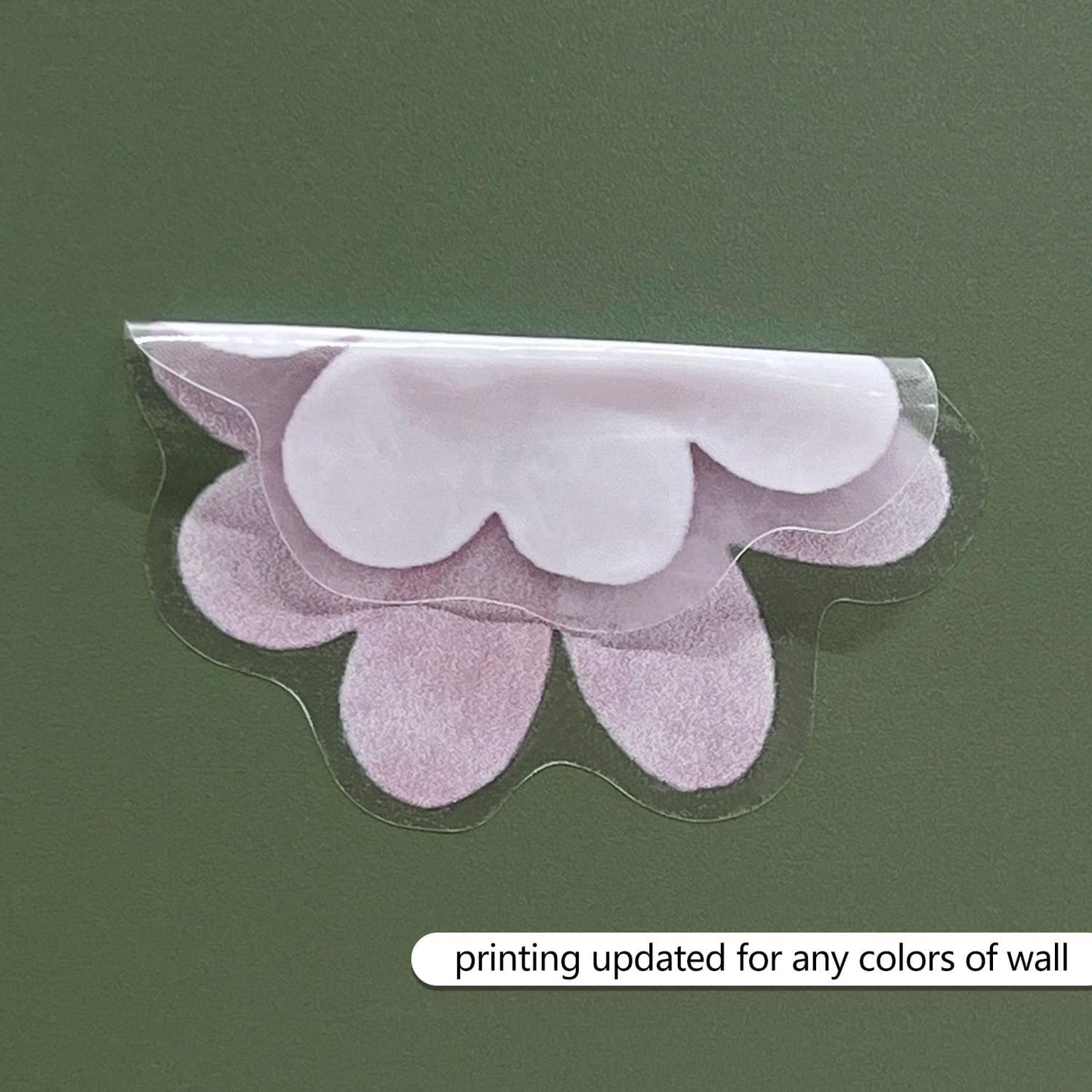 Boho Flower Stickers for Girls' Rooms / Boho Daisy-pink B / 12 Sheets / Set of 84