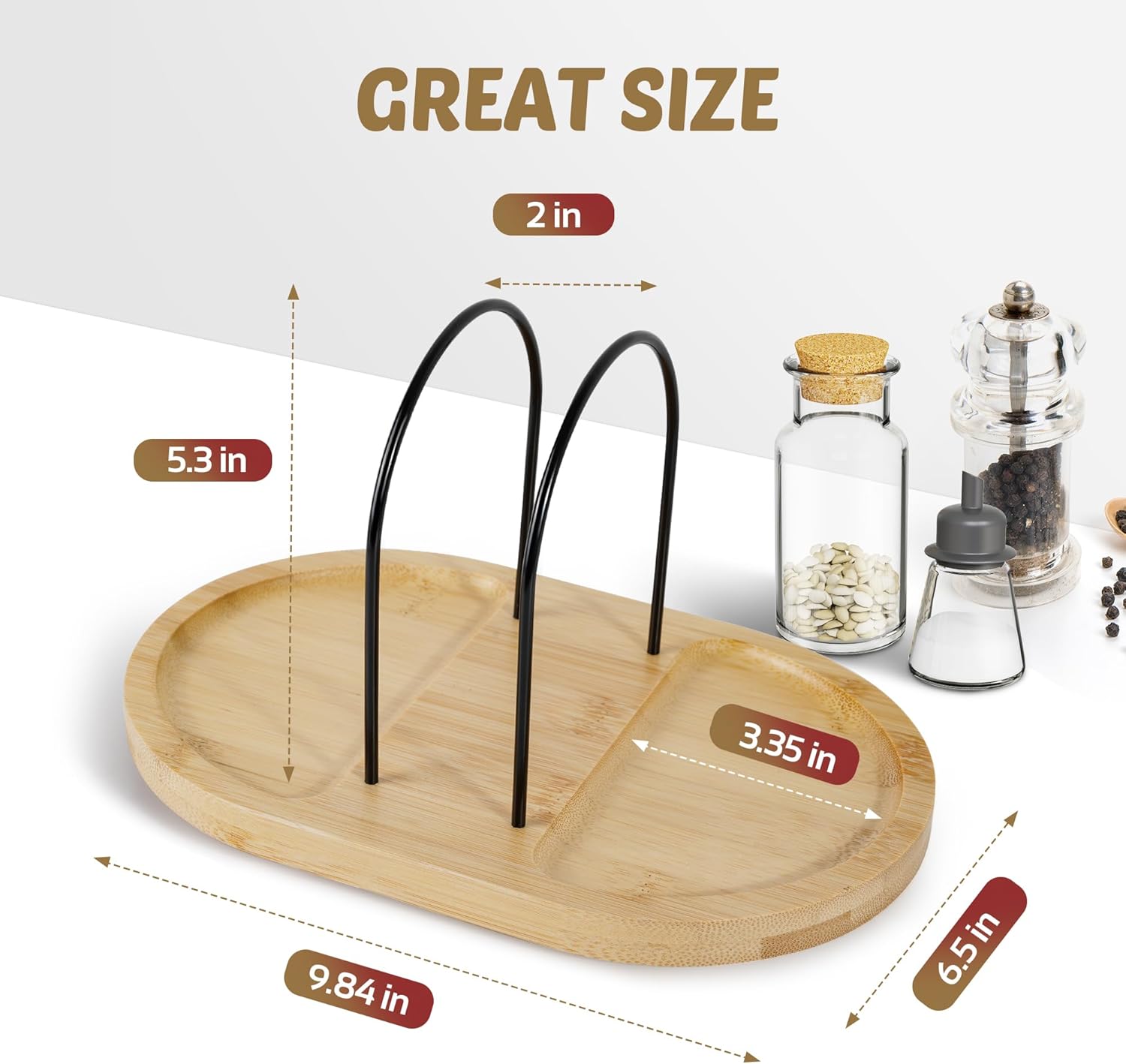 Rotating Napkin Holder / Bamboo