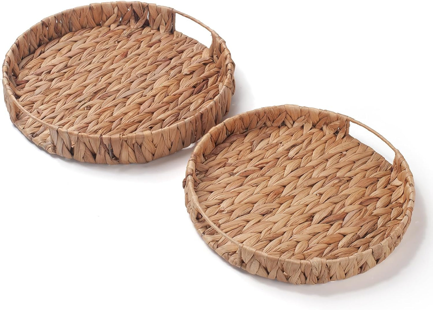 Round Serving Tray / 11.8 Inch / Set of 2