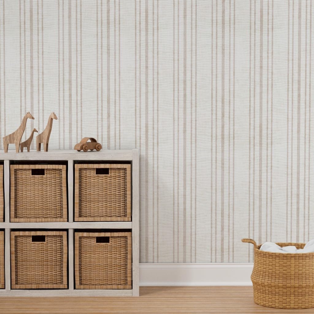Peel & Stick Wallpaper x / 24 x 144 / Roll / Beige