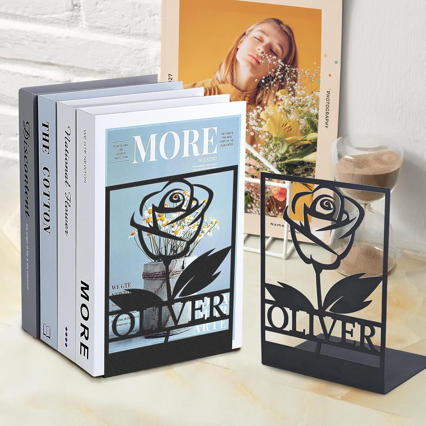 Heavy Duty Bookends / Color04 Rose