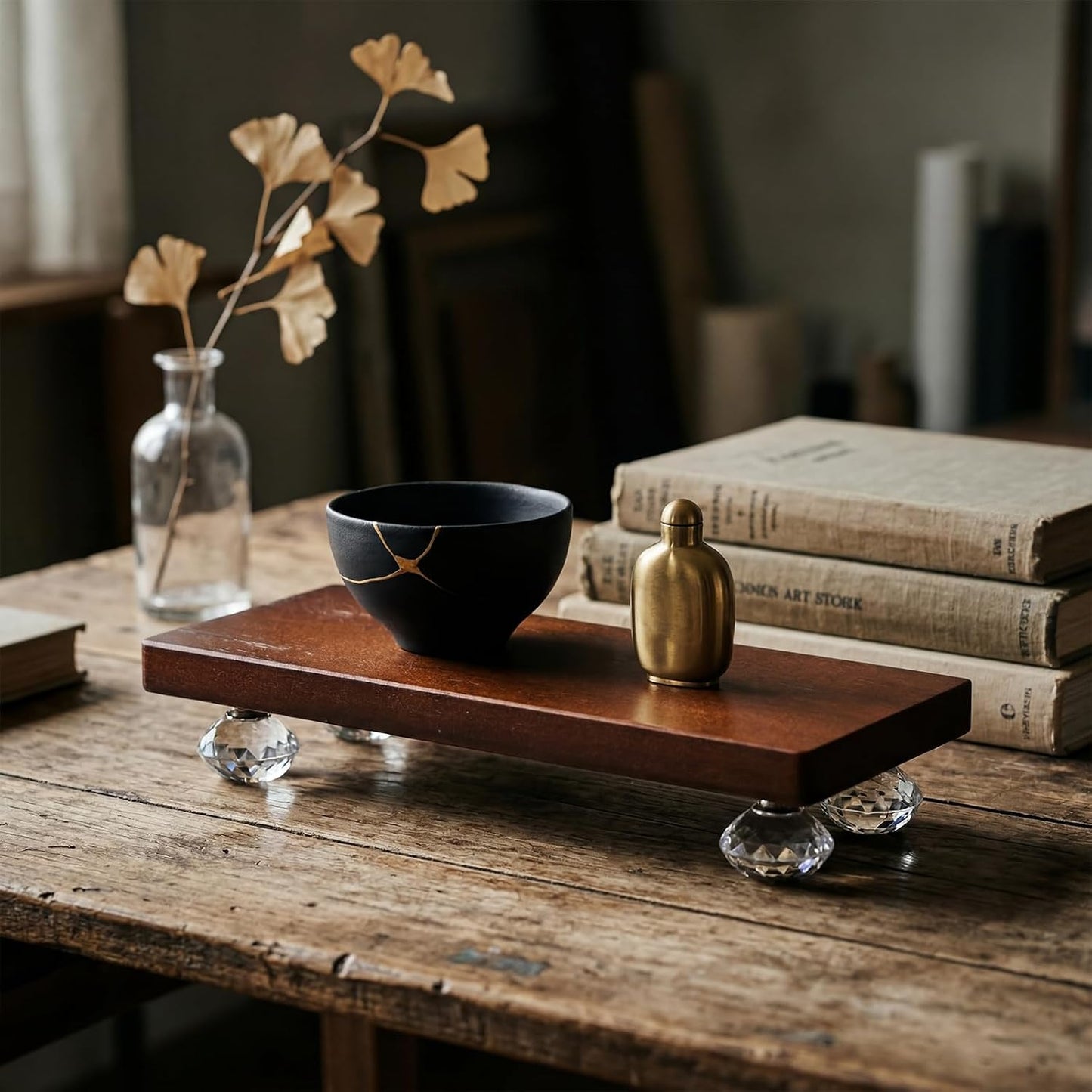 Wooden Pedestal Stand / Wood Risers for Decor Display